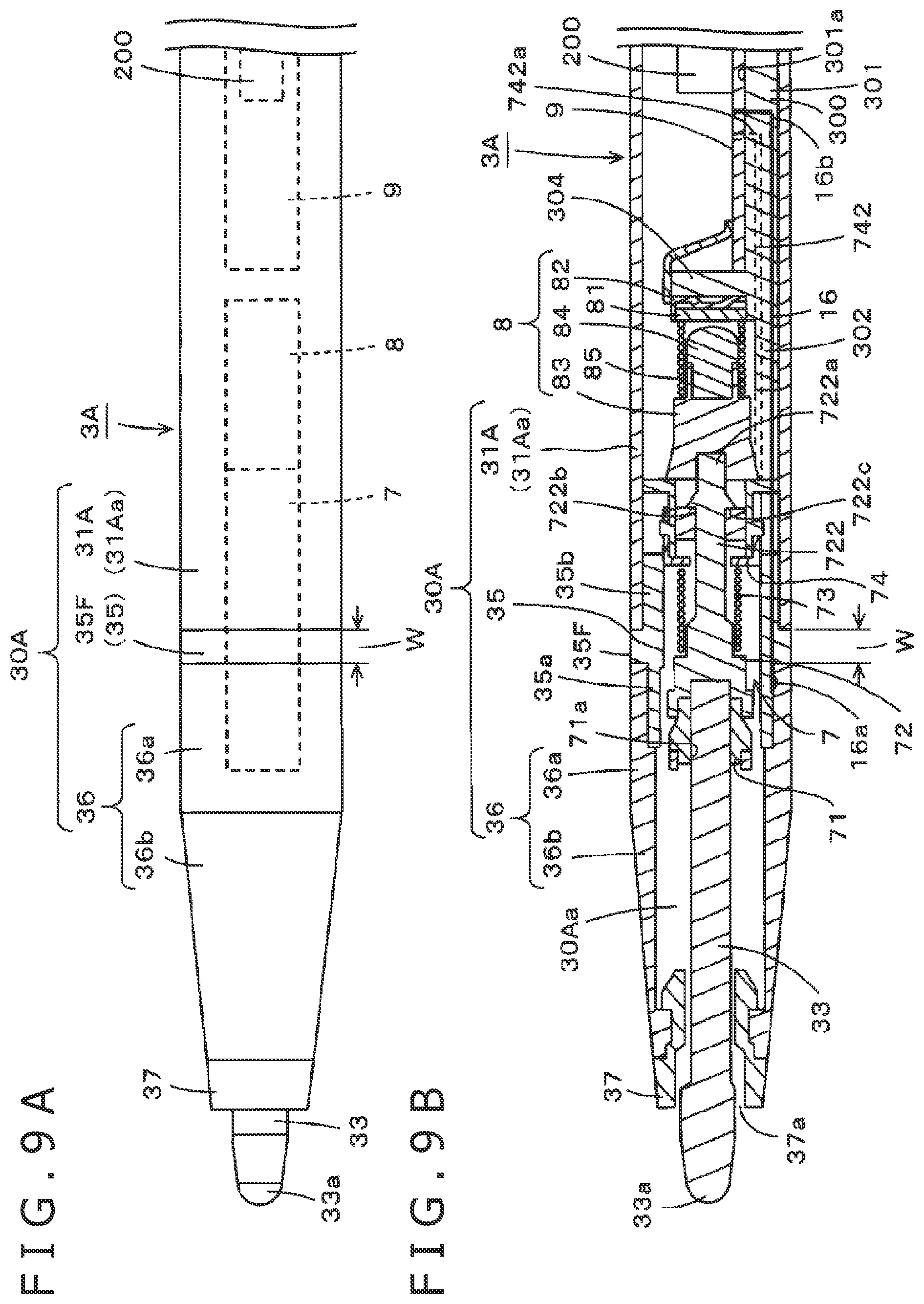 Patent US11782526 Figure 8 – Electronic pen, electronic pen cartridge, and electronic pen charging tray