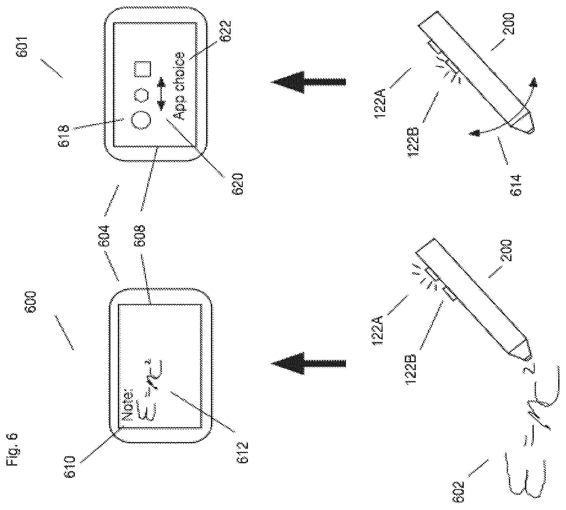 Patent US11782529 Figure 7 – External user interface for head worn computing