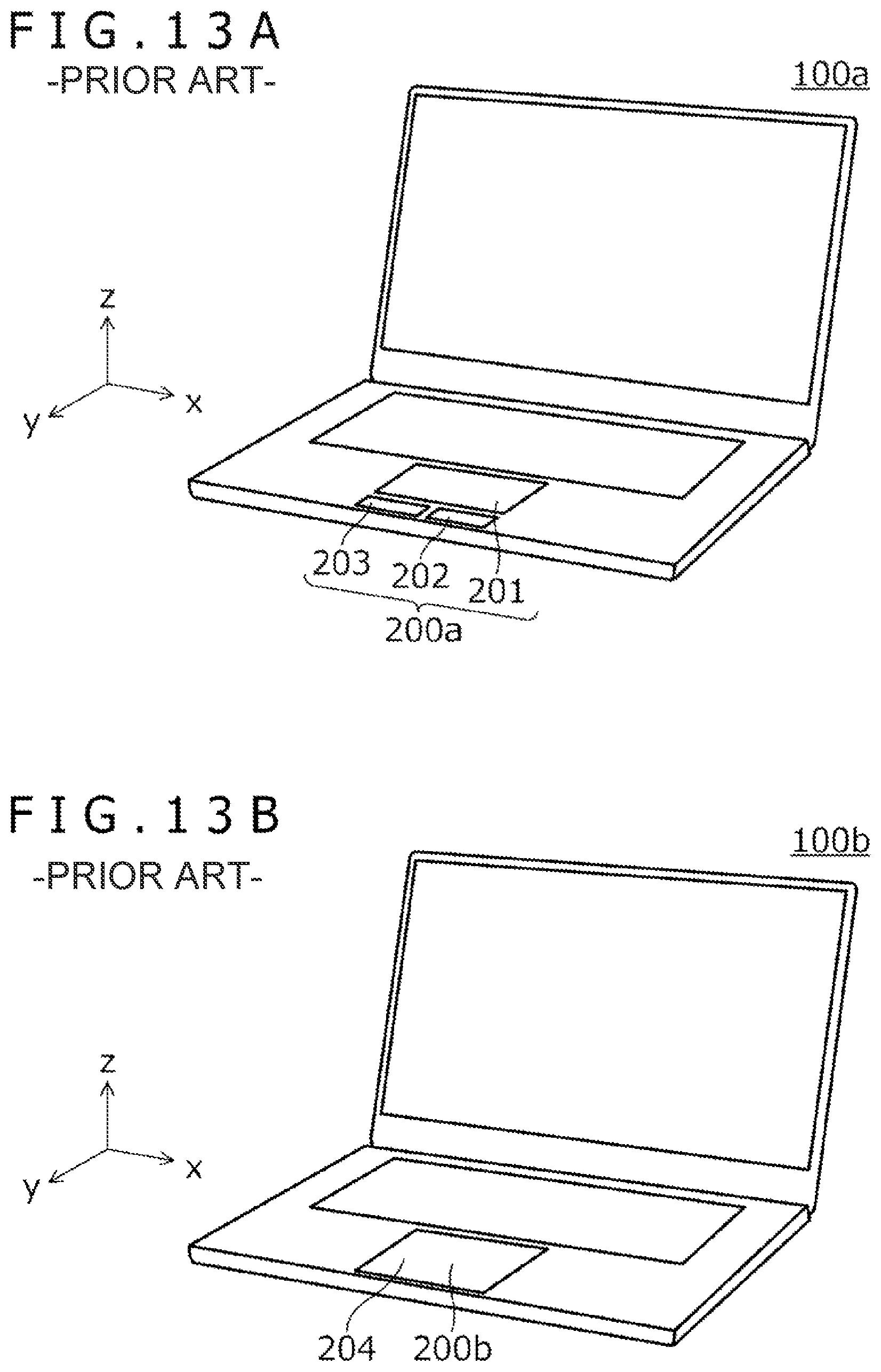 Patent US11782530 Figure 11 – Touch pad and computer