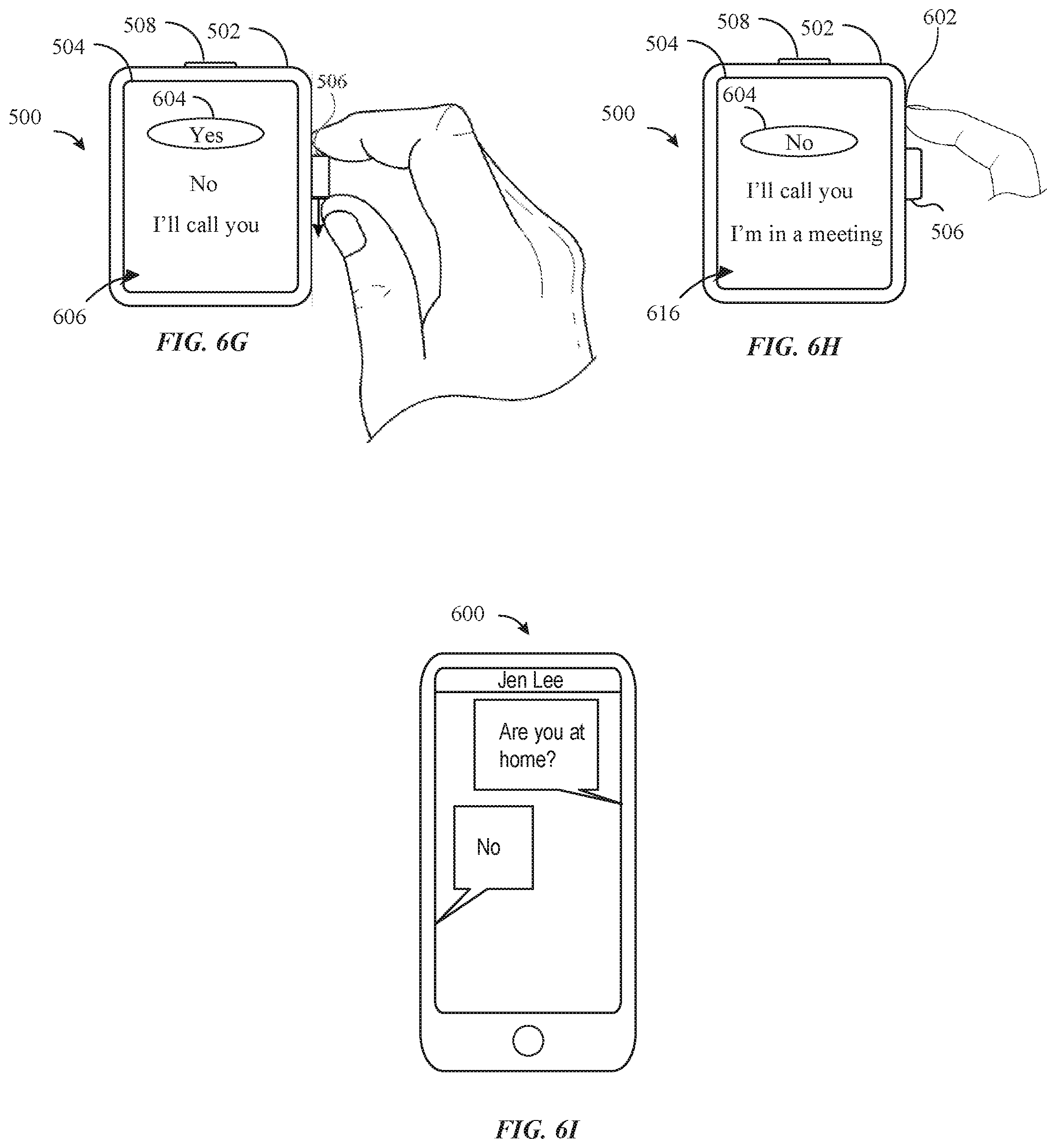 Patent US11782531 Figure 12 – Gesture detection, list navigation, and item selection using a crown and sensors