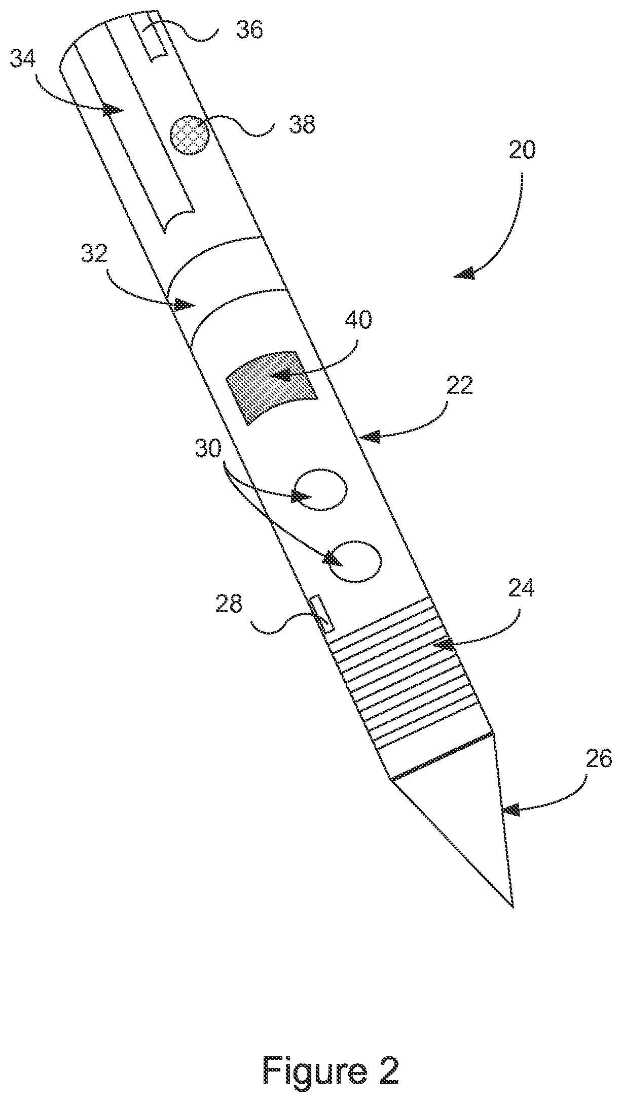Patent US11782534 Figure 2 – Touch-sensitive system with motion filtering
