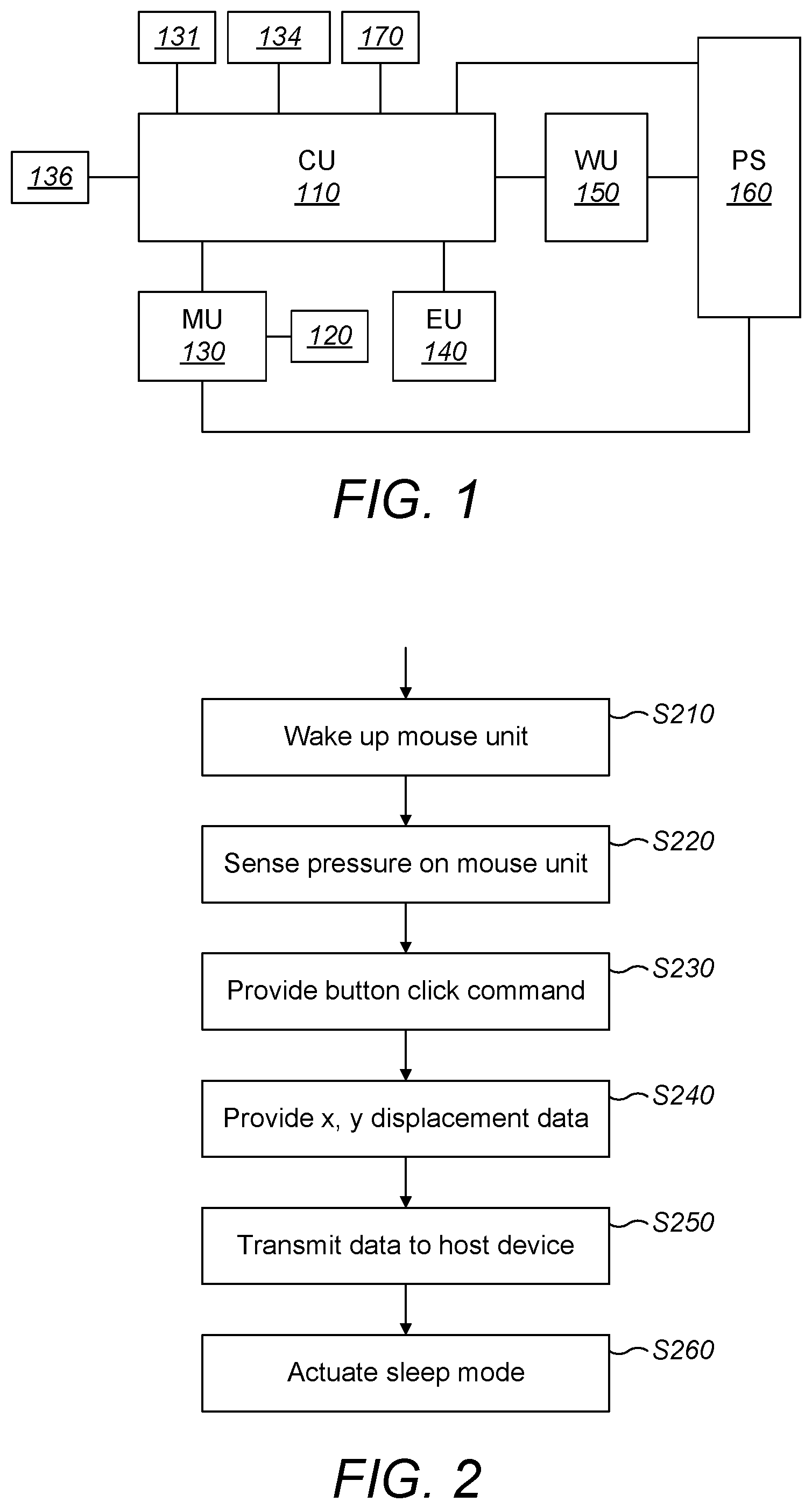 Patent US11782536 Figure 1 – Mouse input function for pen-shaped writing, reading or pointing devices