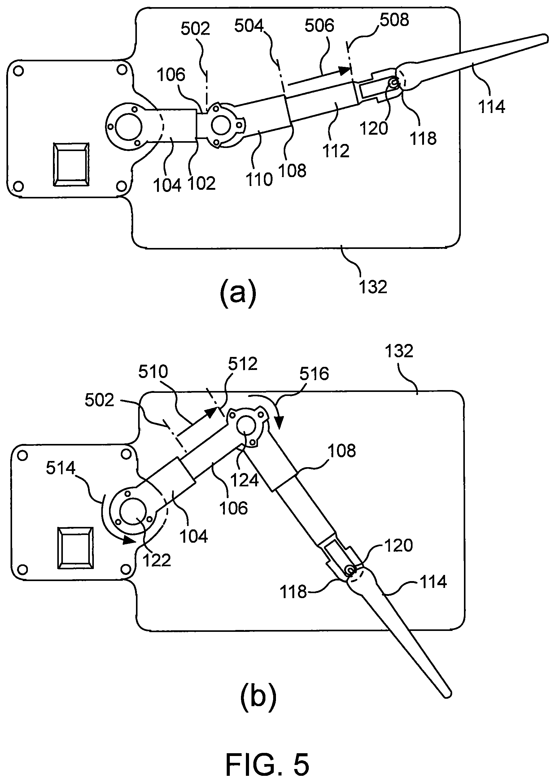 Patent US11782537 Figure 5 – Method and apparatus of computer inputting using an open kinetic chain
