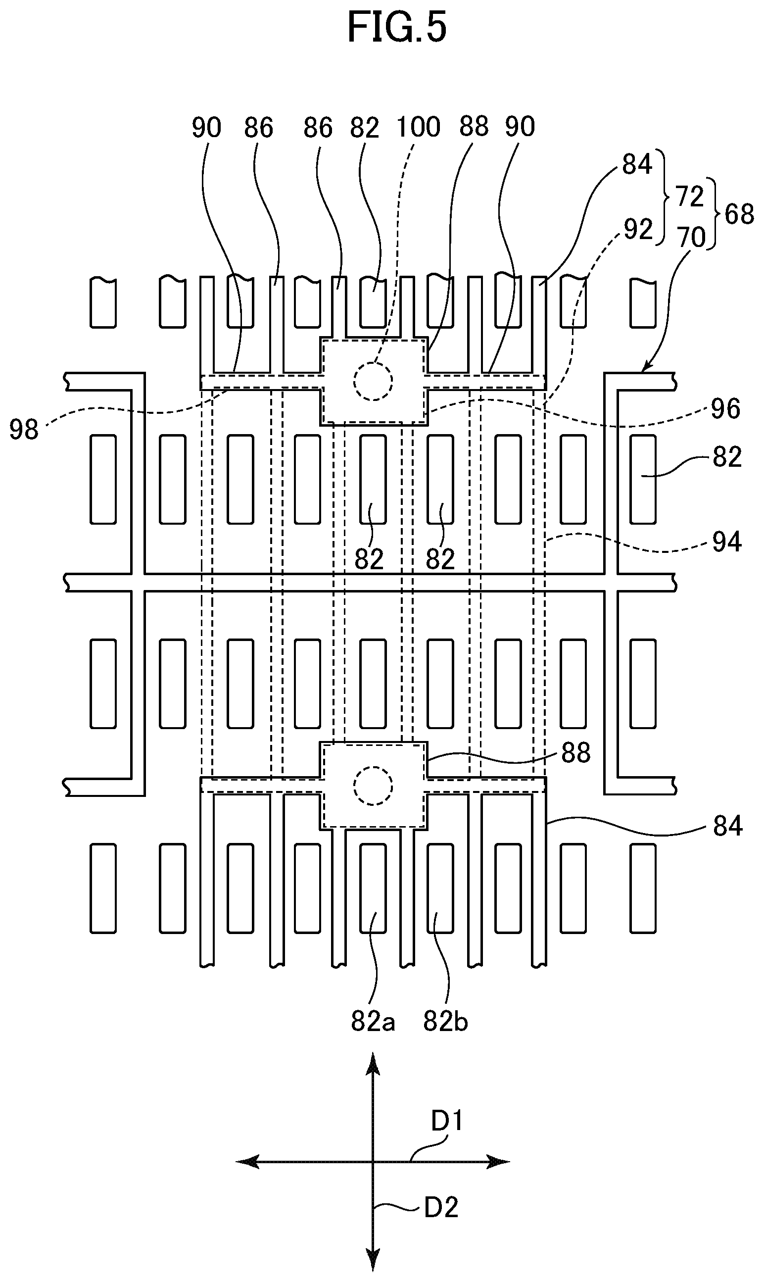 Patent US11782542 Figure 6 – Display device