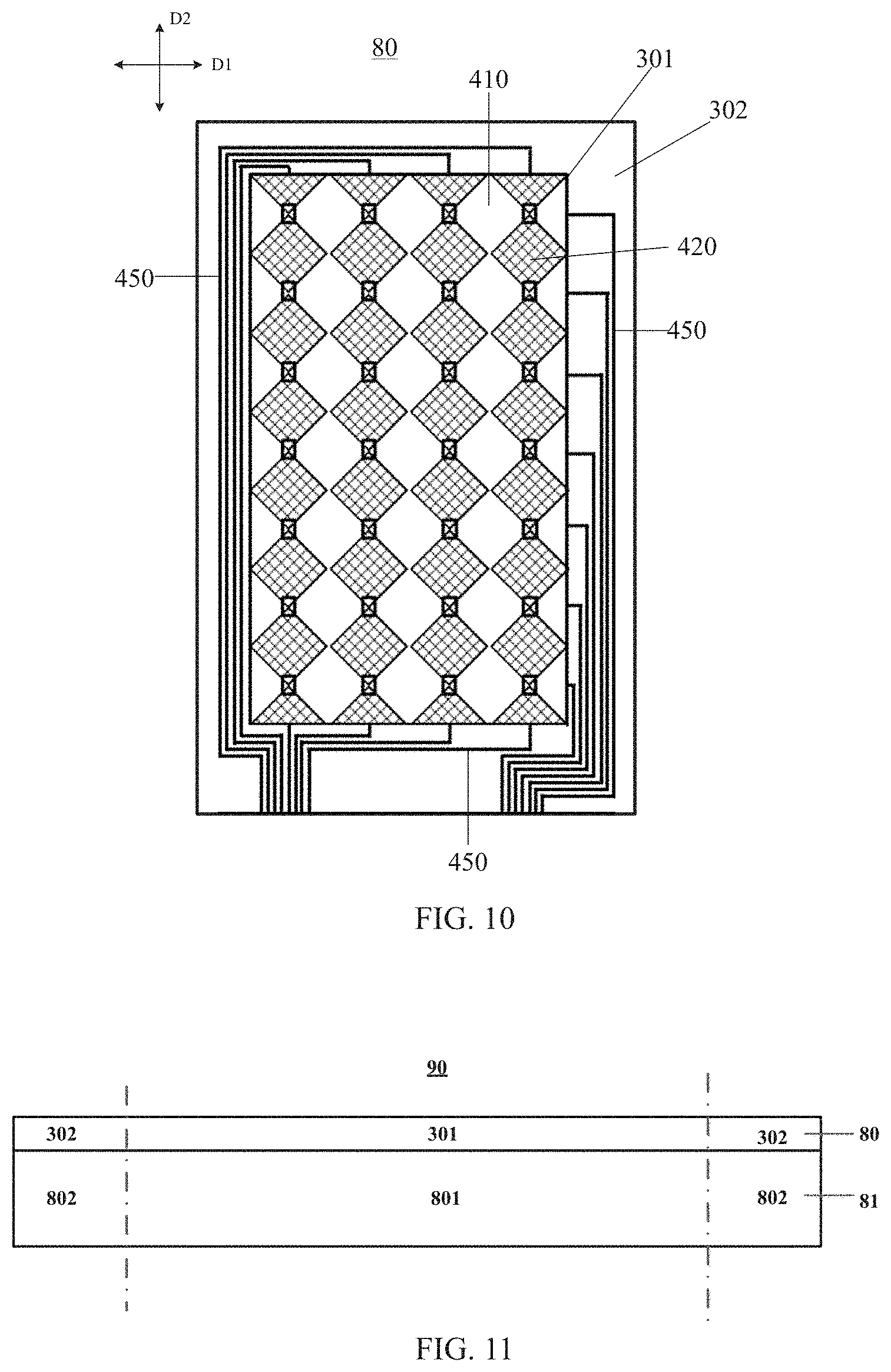 Patent US11782543 Figure 12 – Touch display panel and electronic device