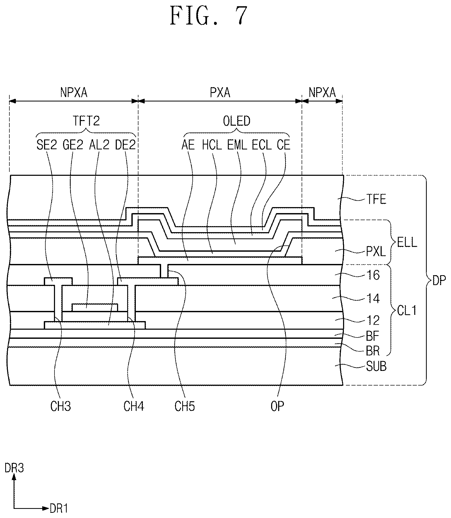 Patent US11782545 Figure 9 – Foldable display device