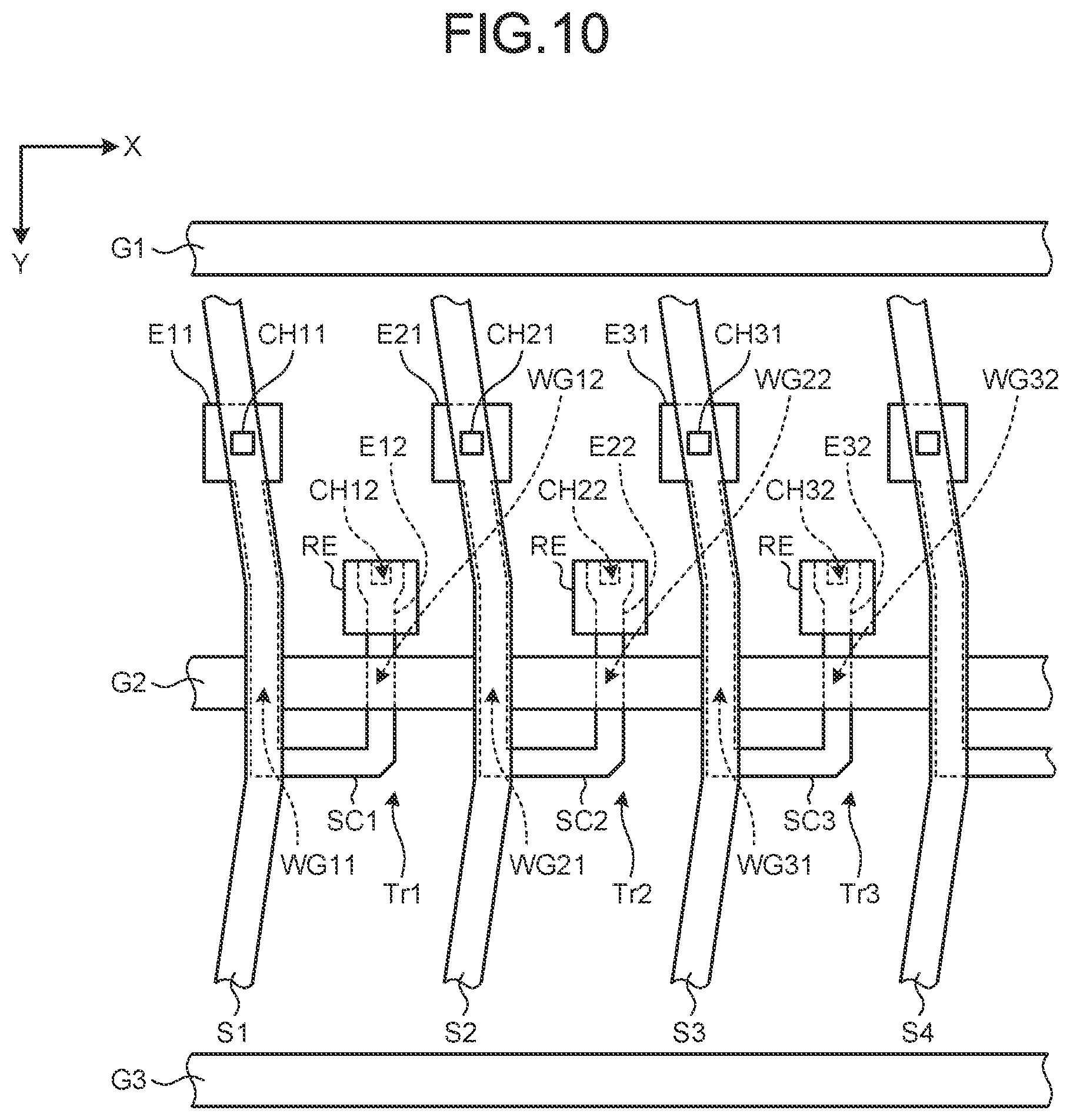 Patent US11782546 Figure 10 – Display device