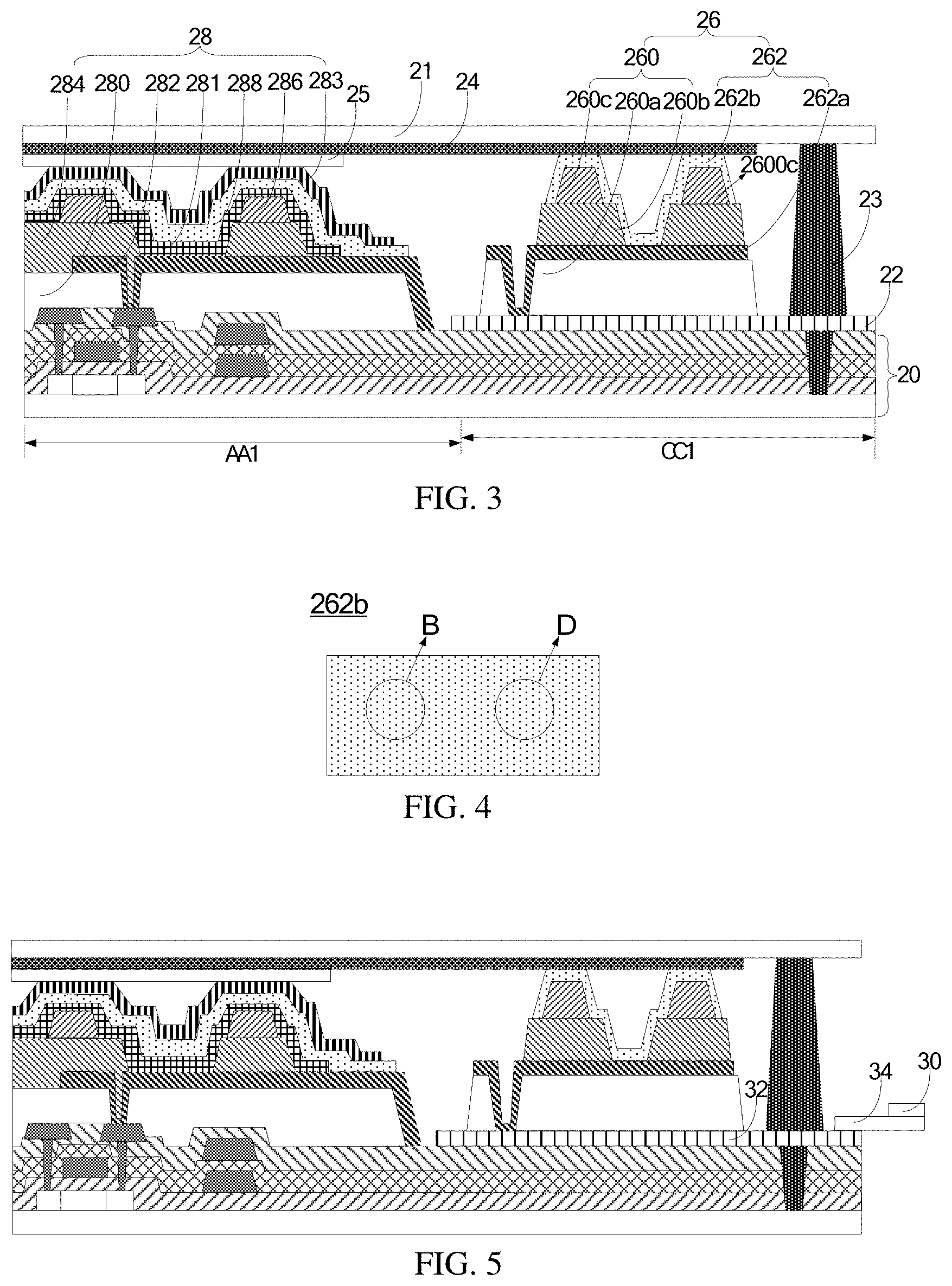 Patent US11782549 Figure 2 – Display panel and display device