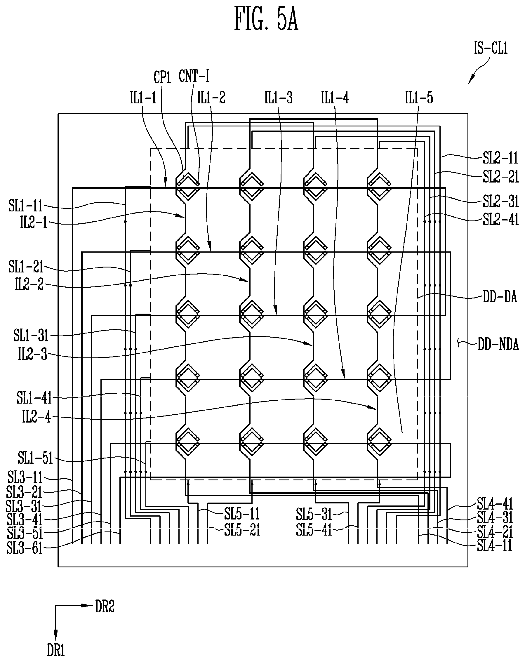 Patent US11782550 Figure 7 – Input sensing unit and display device including the same