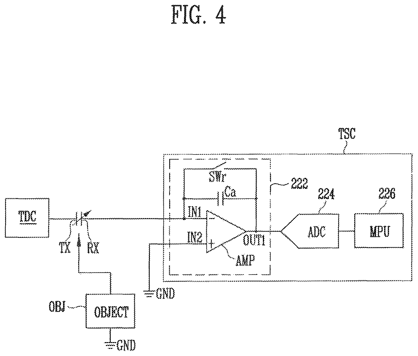 Patent US11782553 Figure 4 – Display device having different modes for transmitting a sensing signal in an area and a driving method thereof