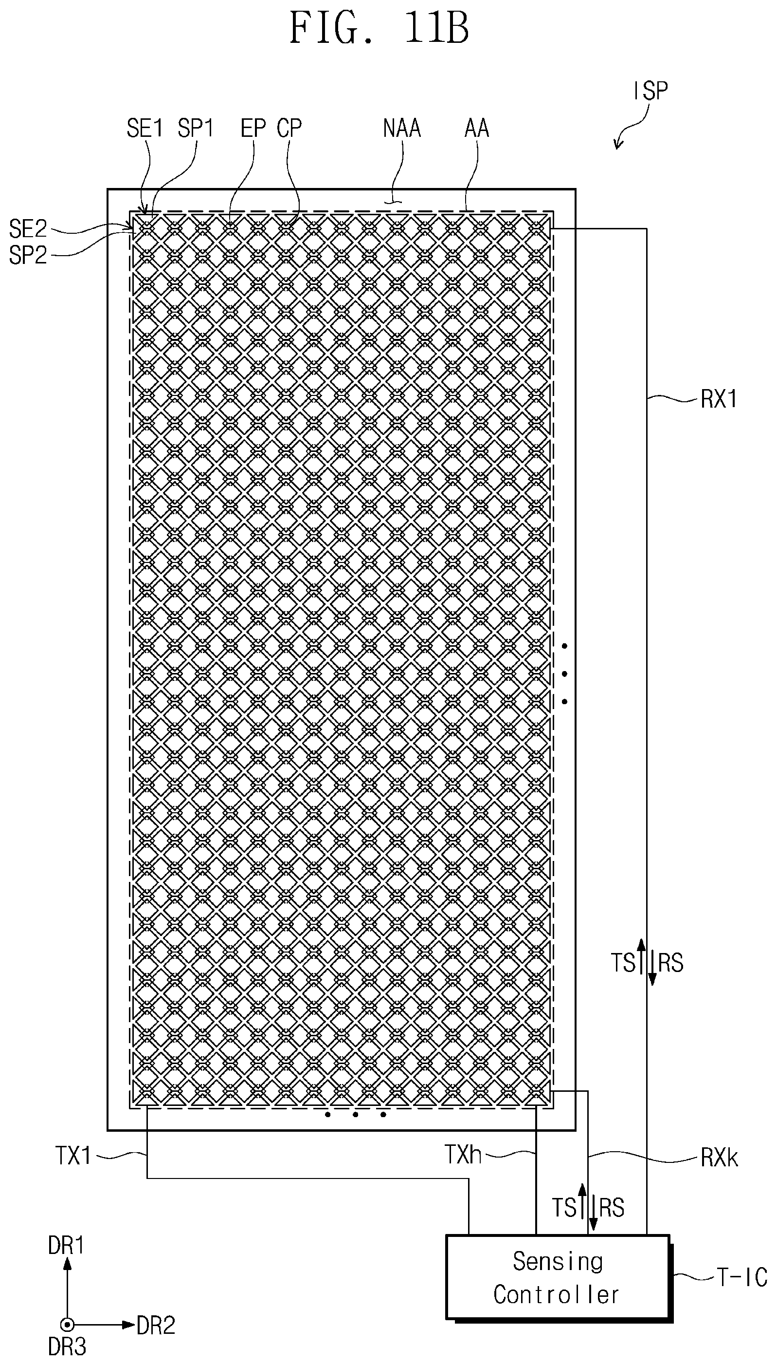 Patent US11782555 Figure 11 – Driving method of display device