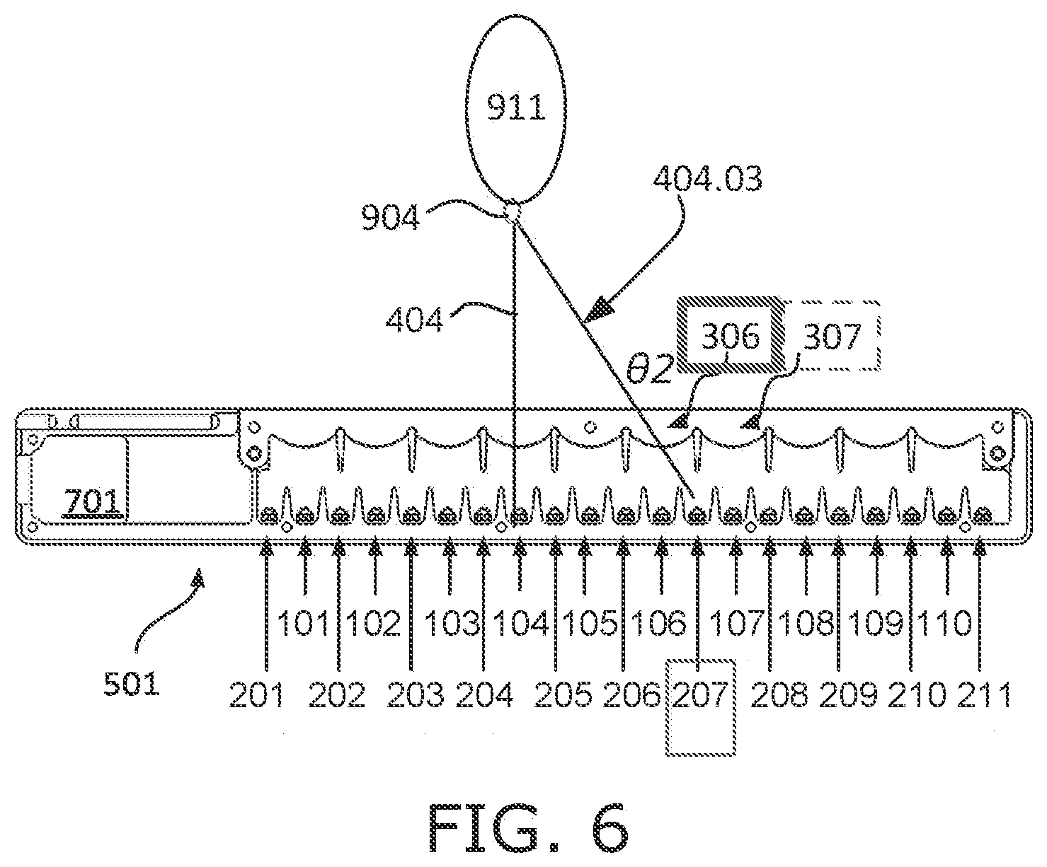 Patent US11782557 Figure 6 – User interface