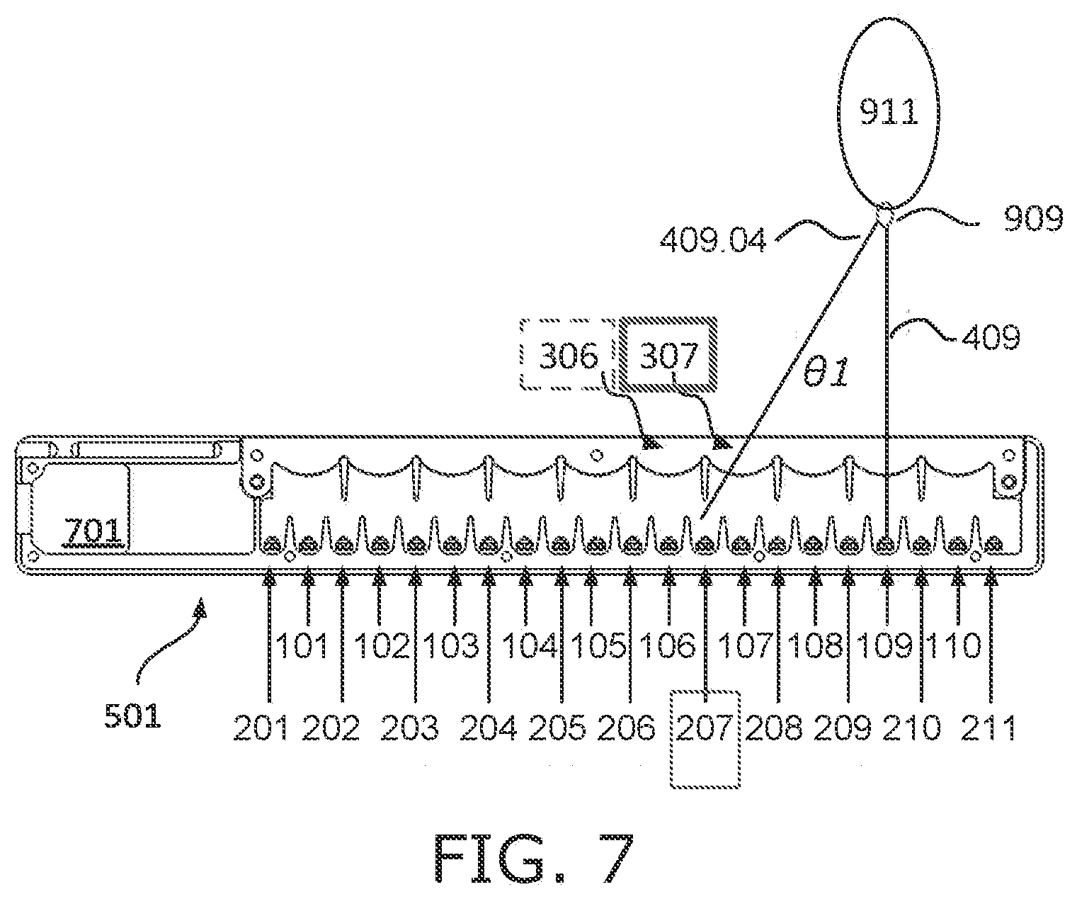Patent US11782557 Figure 7 – User interface