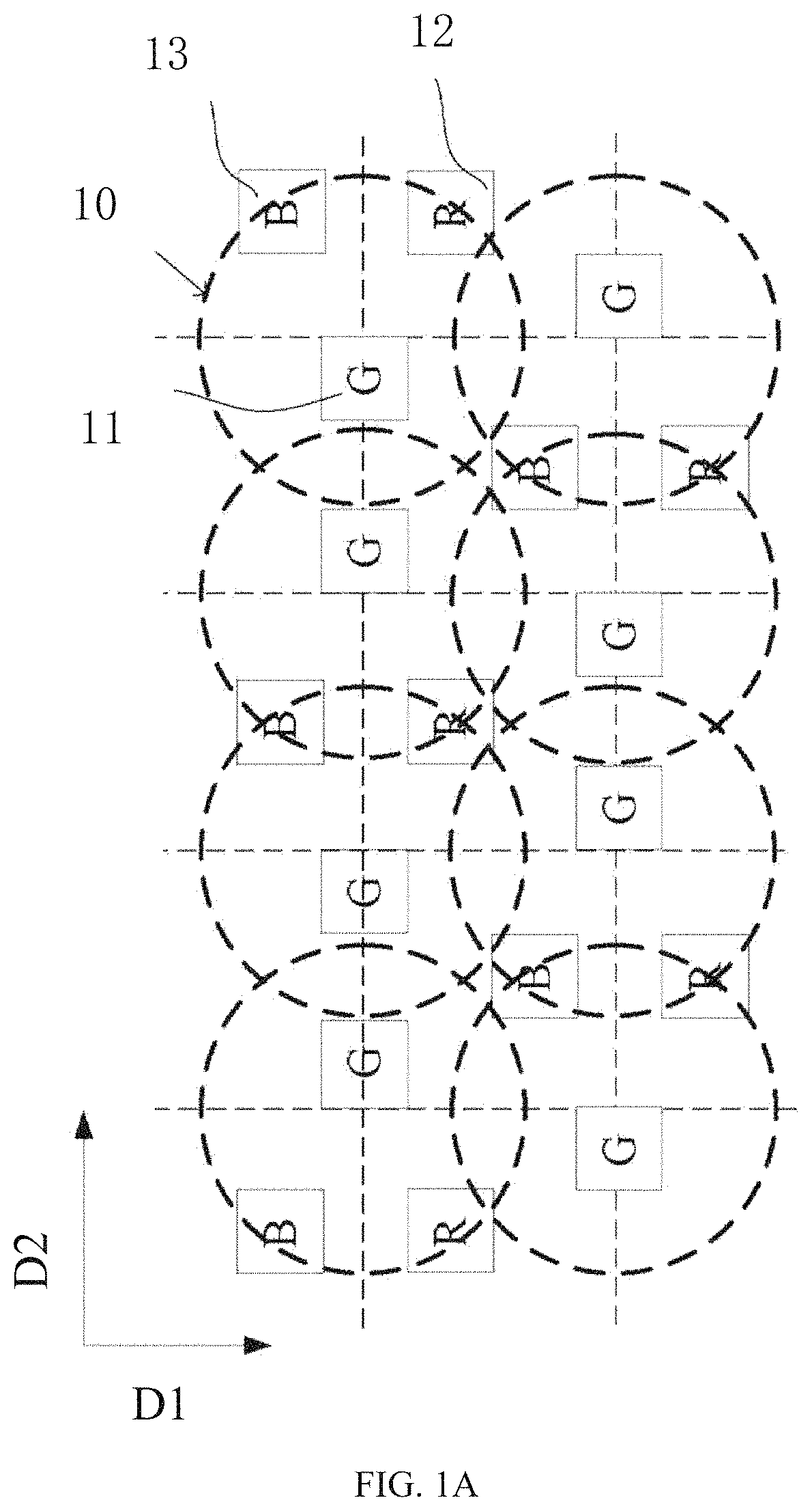 Patent US11782558 Figure 1 – Touch structure, touch display panel and electronic device