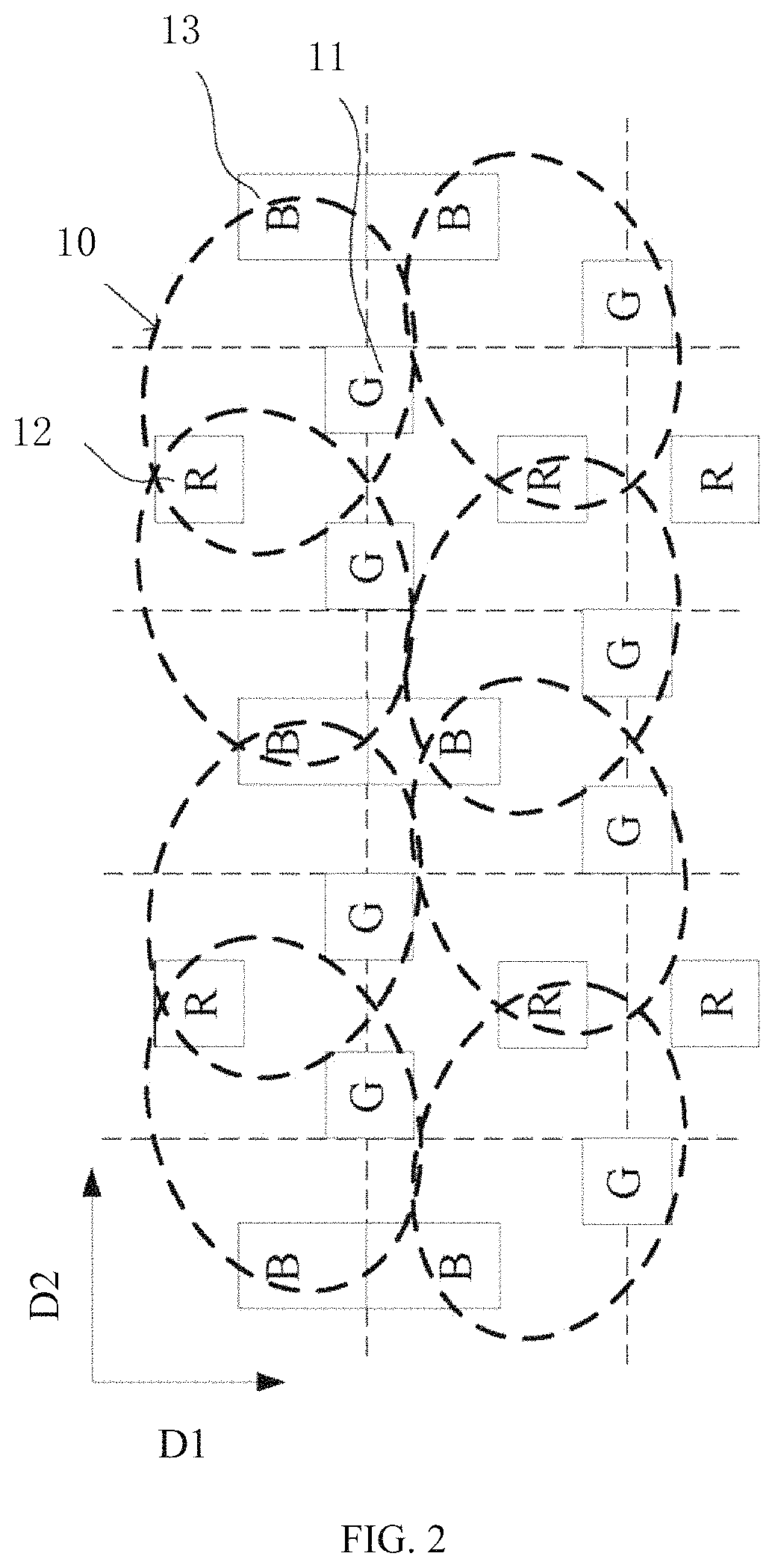 Patent US11782558 Figure 4 – Touch structure, touch display panel and electronic device
