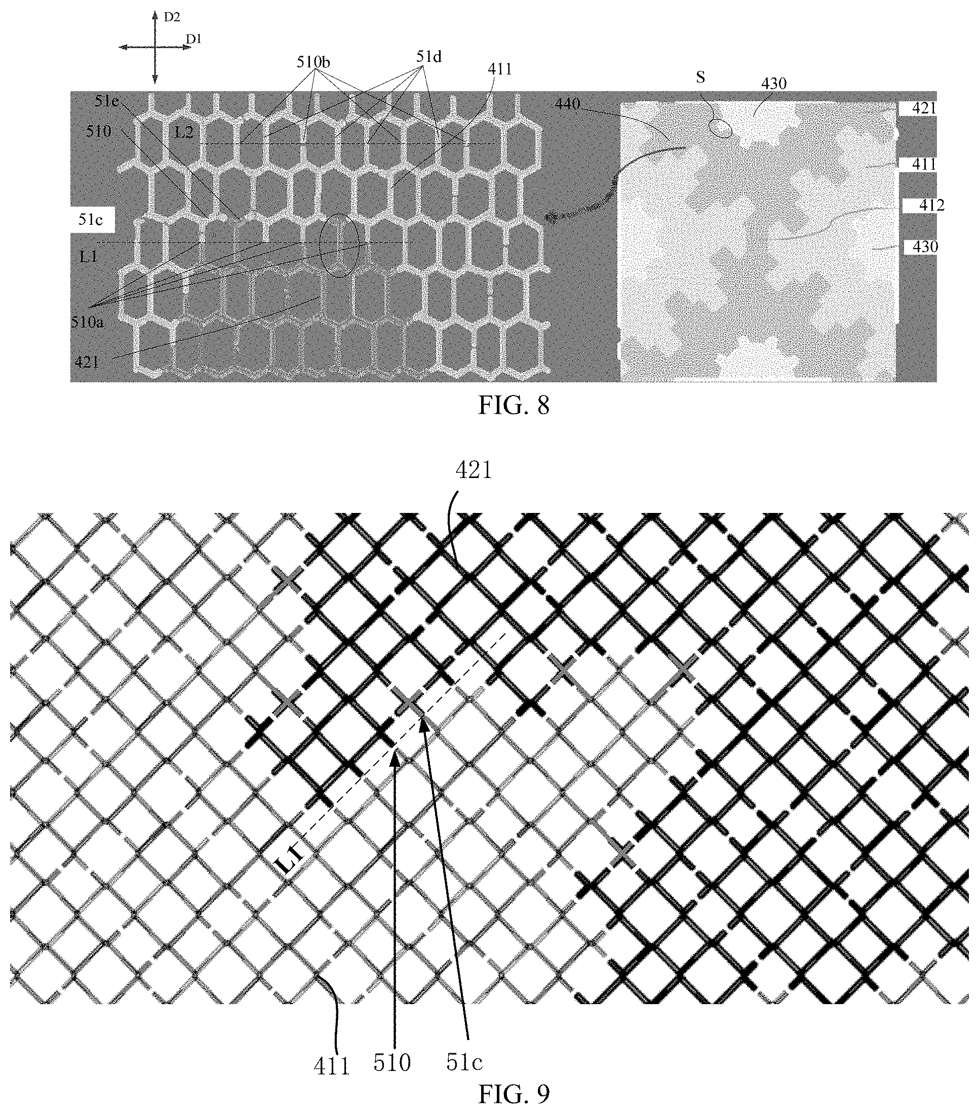 Patent US11782558 Figure 11 – Touch structure, touch display panel and electronic device