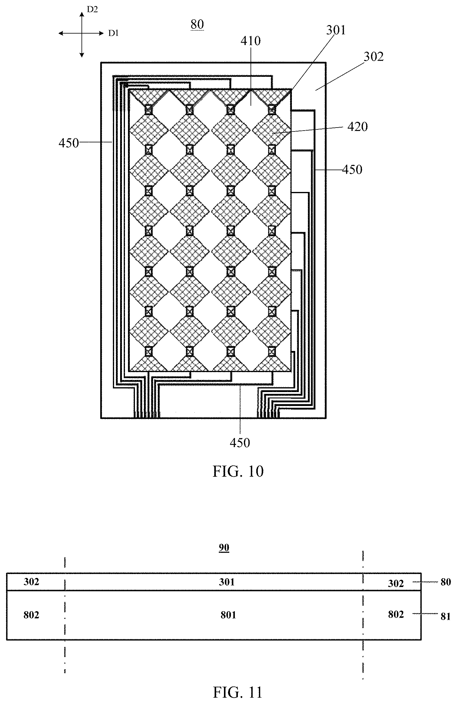 Patent US11782558 Figure 12 – Touch structure, touch display panel and electronic device
