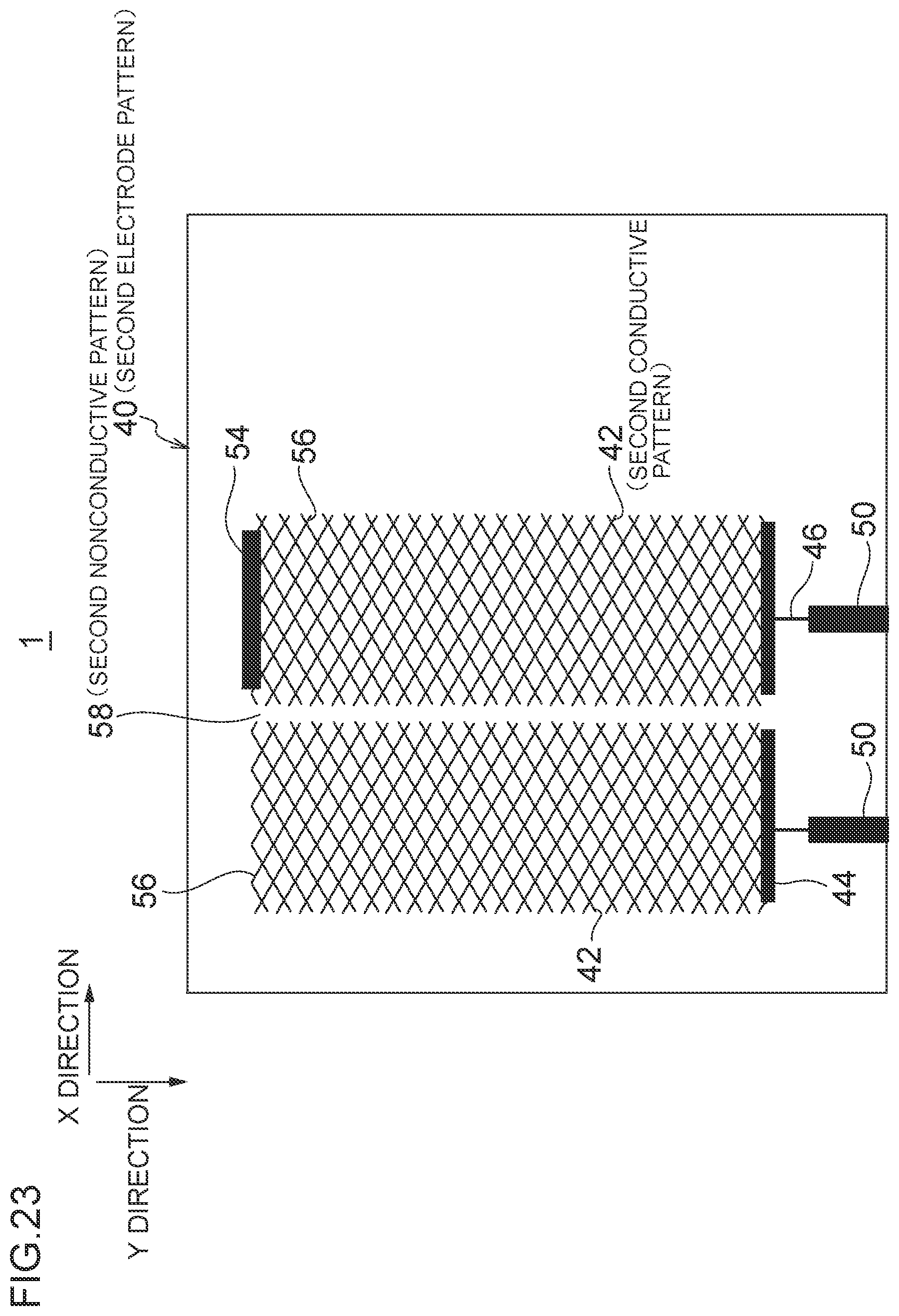 Patent US11782559 Figure 14 – Conductive sheet and touch panel