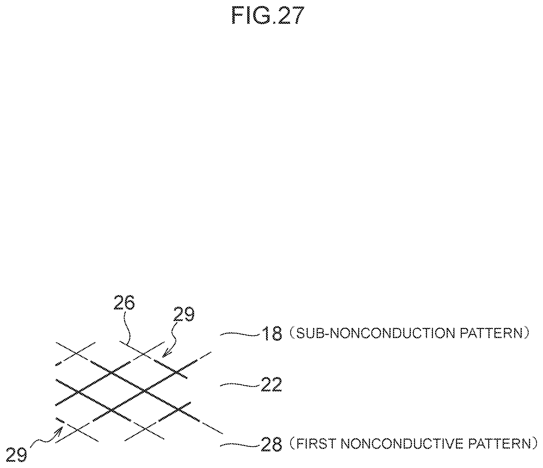 Patent US11782559 Figure 18 – Conductive sheet and touch panel