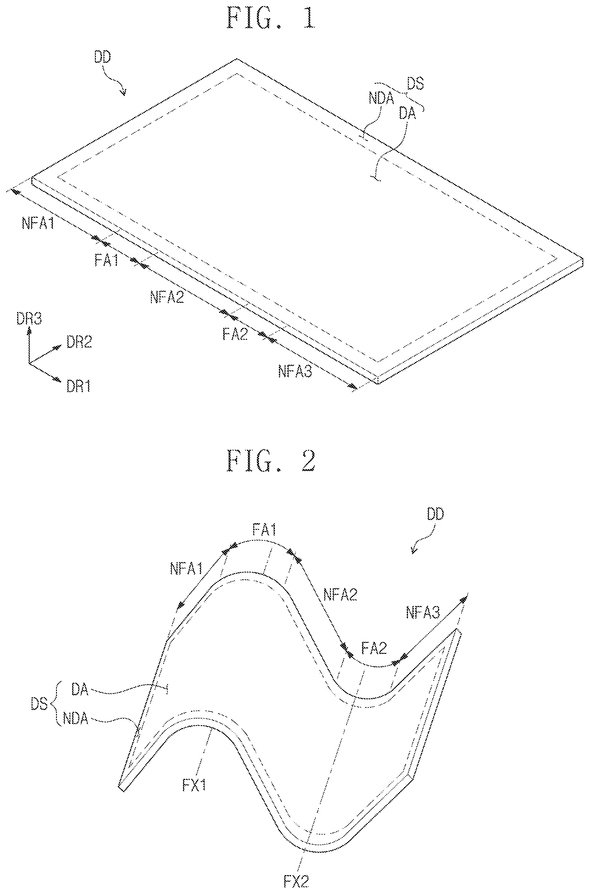 Patent US11782560 Figure 1 – Display device