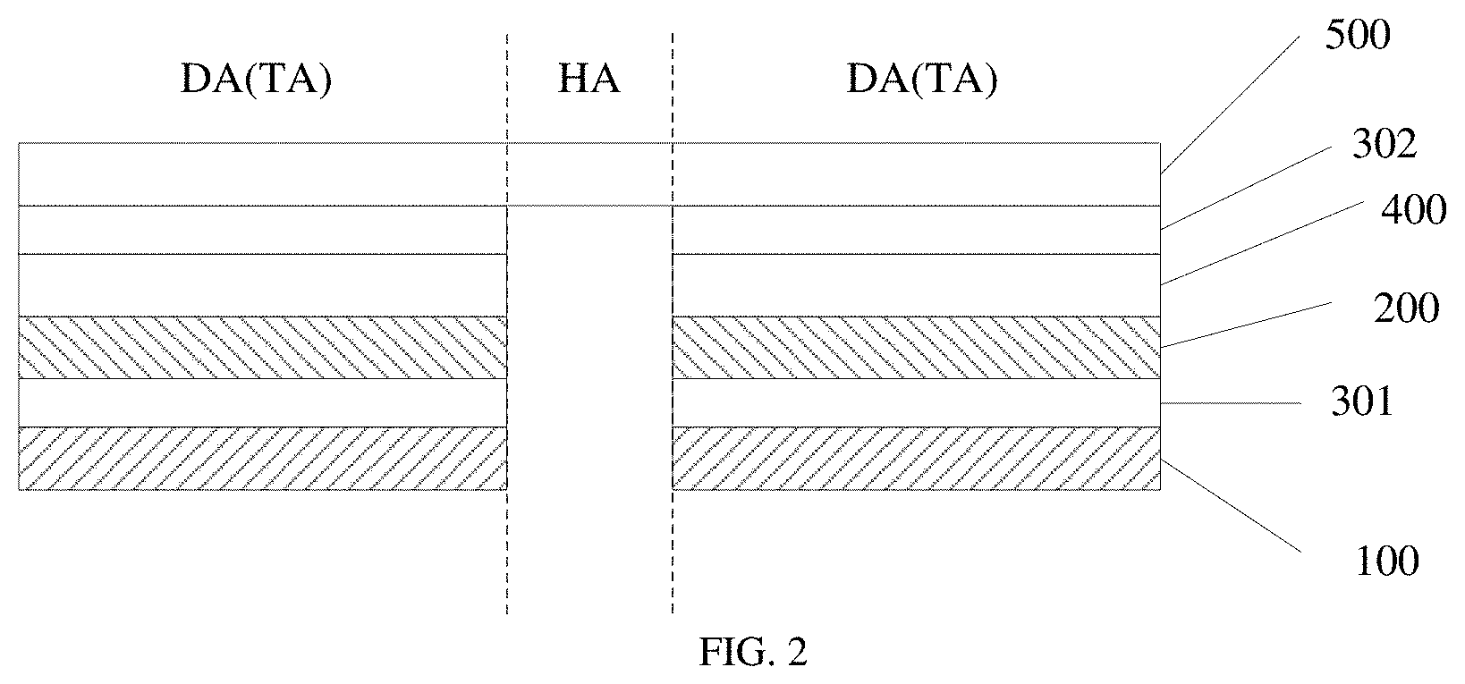 Patent US11782562 Figure 2 – Touch panel, touch display panel, and electronic device
