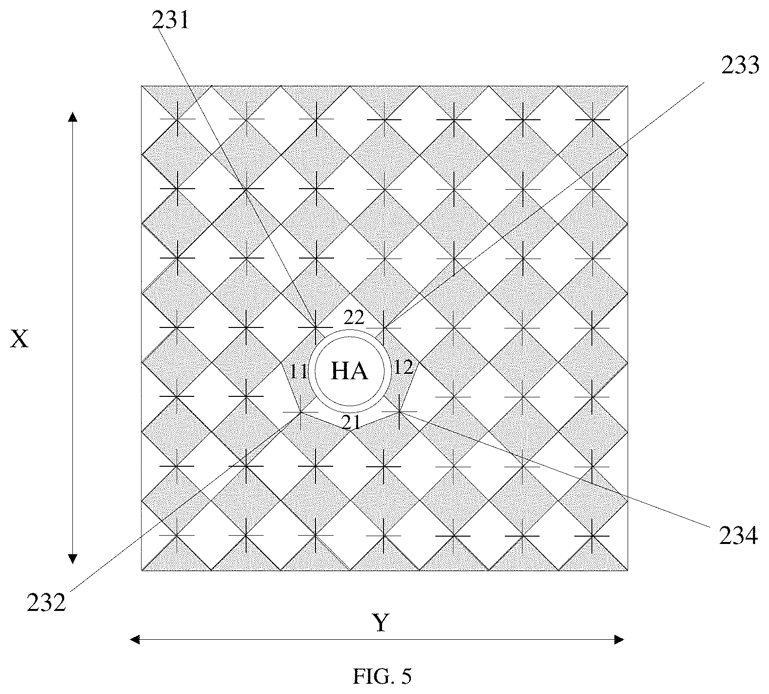 Patent US11782562 Figure 5 – Touch panel, touch display panel, and electronic device