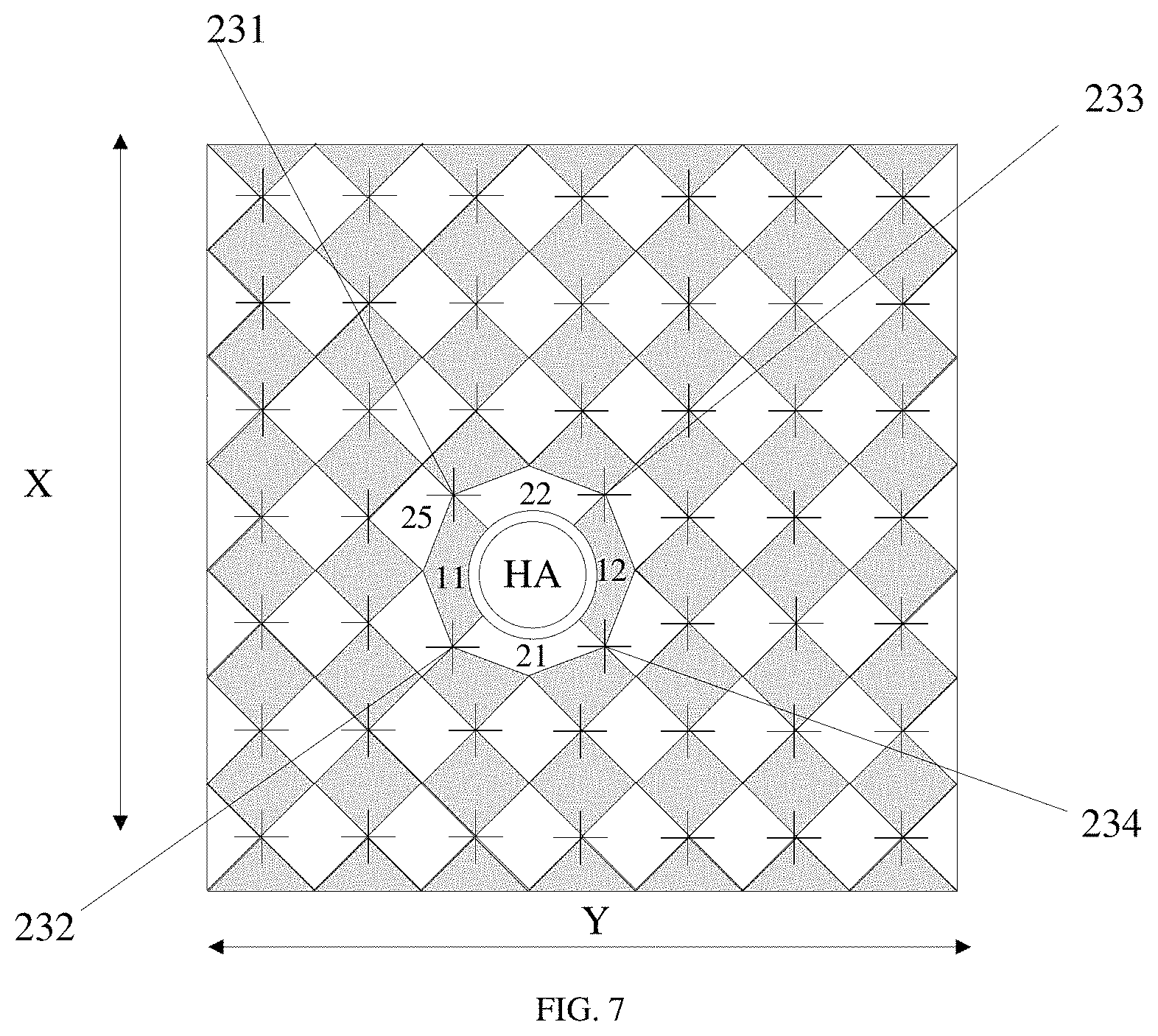 Patent US11782562 Figure 7 – Touch panel, touch display panel, and electronic device