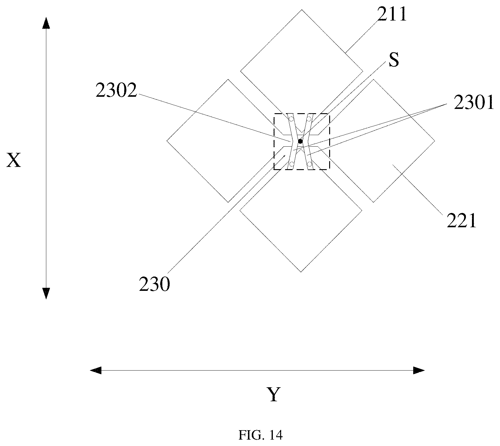 Patent US11782562 Figure 14 – Touch panel, touch display panel, and electronic device