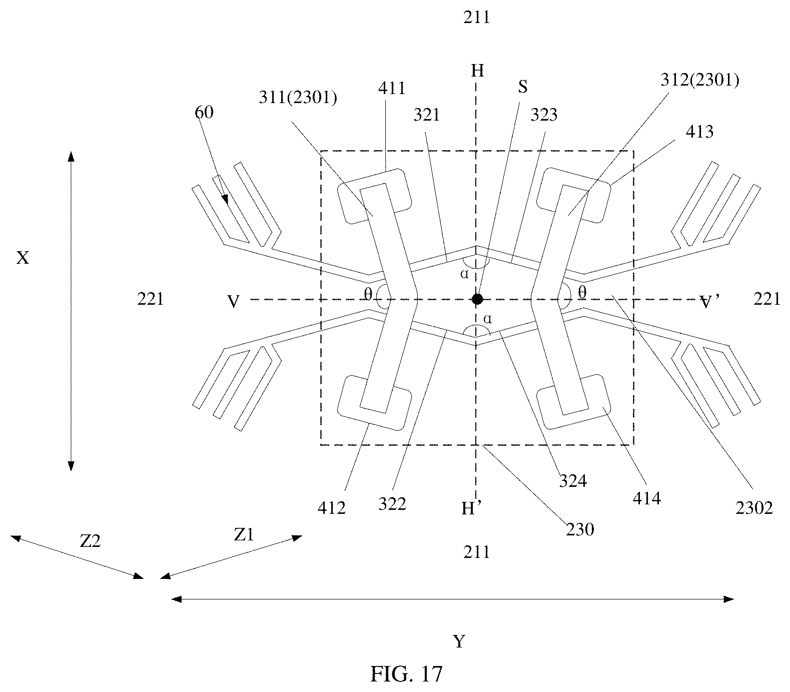 Patent US11782562 Figure 18 – Touch panel, touch display panel, and electronic device