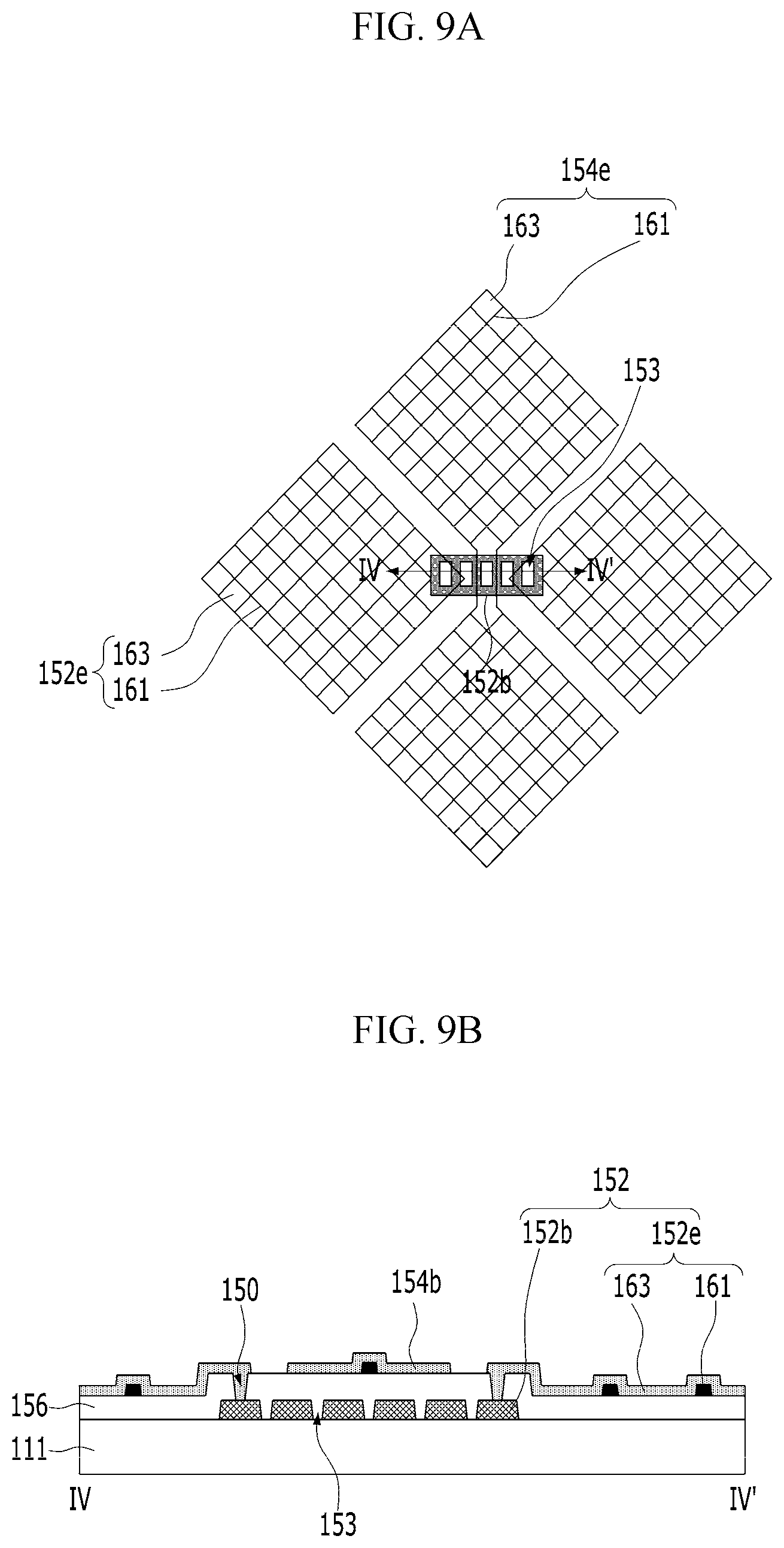 Patent US11782565 Figure 15 – Display device having one or more opaque conductive layers and blackened layers