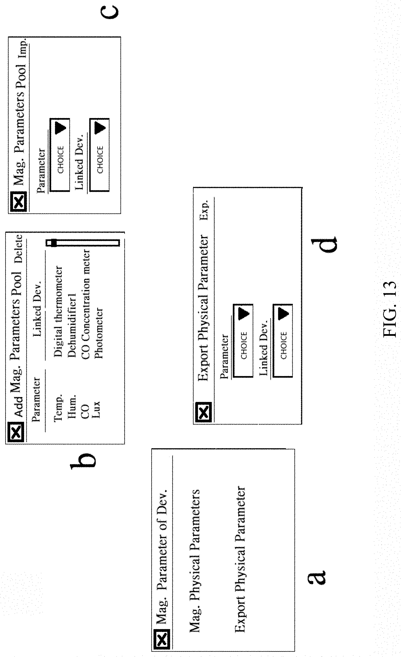 Patent US11782570 Figure 13 – Integration platform of internet of things and virtual device