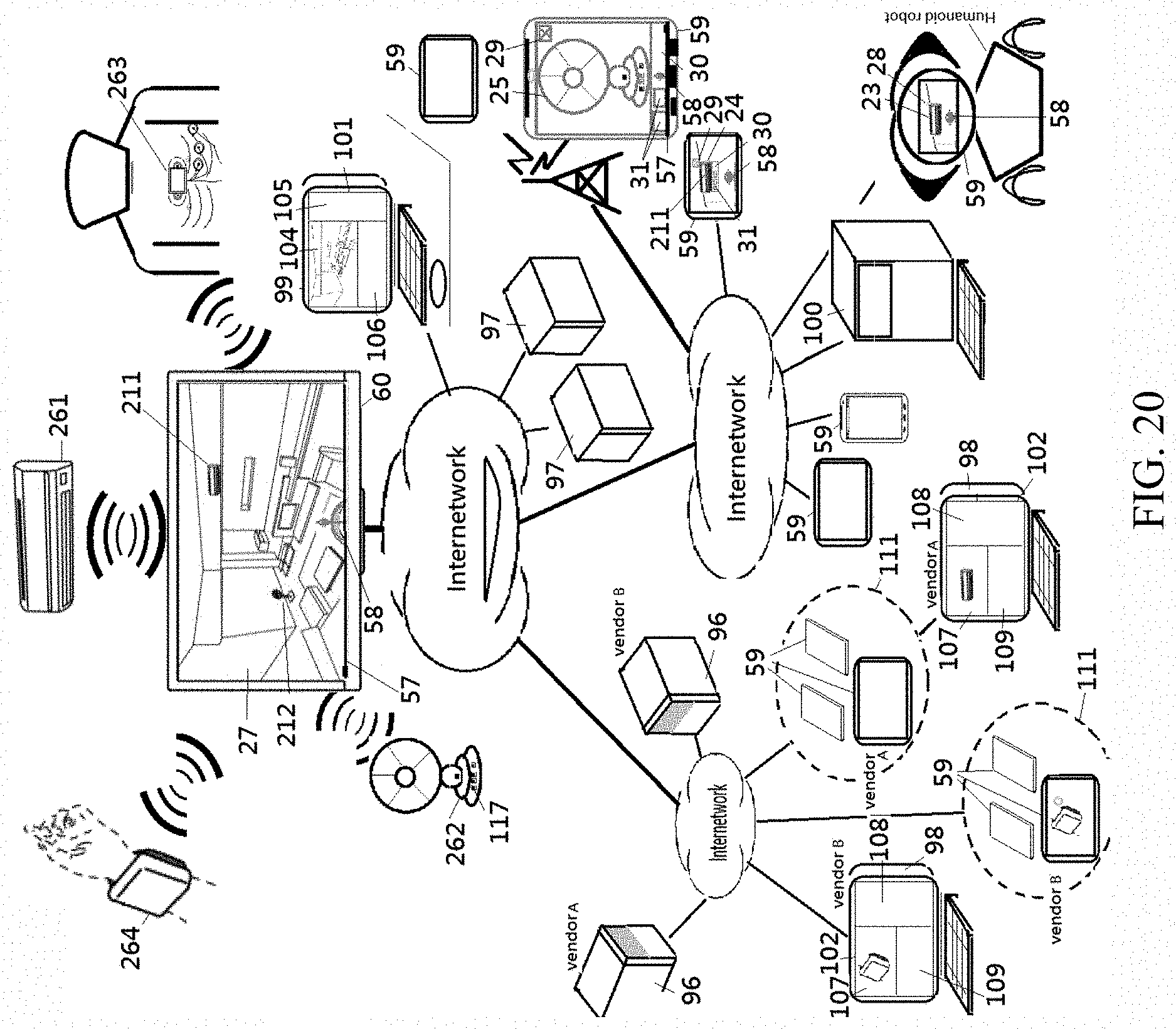 Patent US11782570 Figure 20 – Integration platform of internet of things and virtual device