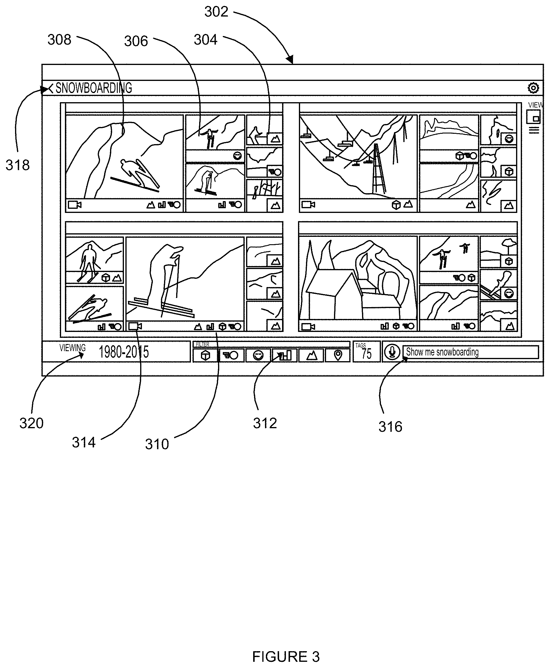 Patent US11782572 Figure 3 – Prioritization for presentation of media based on sensor data collected by wearable sensor devices