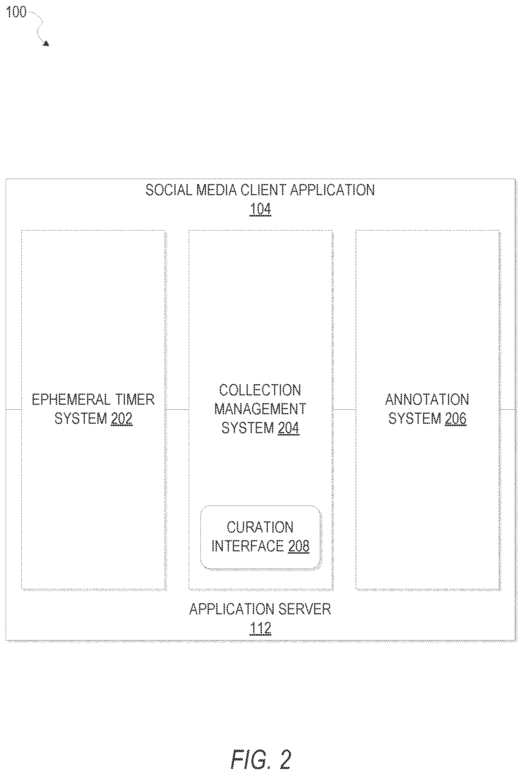 Patent US11782574 Figure 2 – Map-based graphical user interface indicating geospatial activity metrics