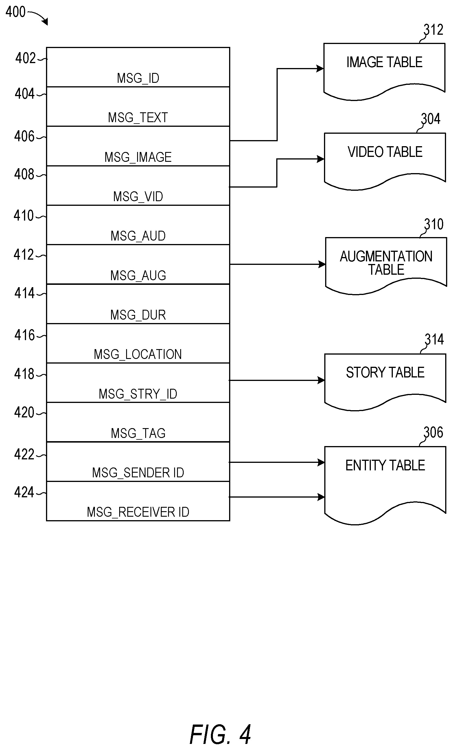 Patent US11782577 Figure 4 – Media content player on an eyewear device