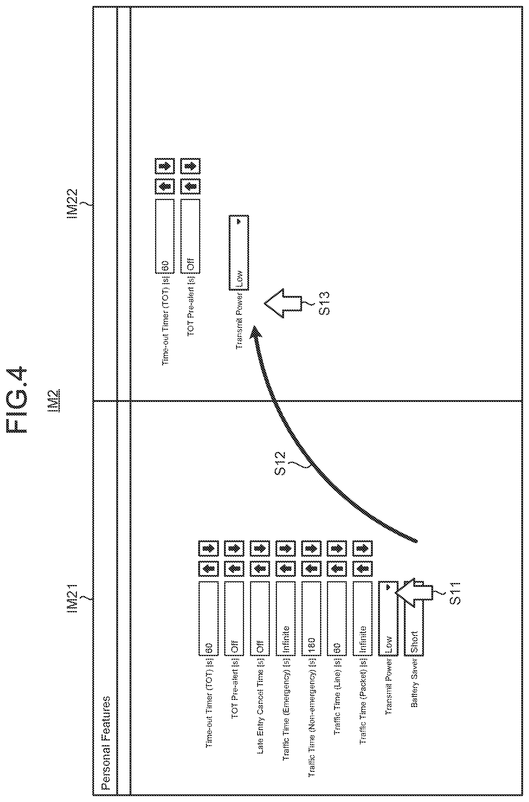 Patent US11782578 Figure 4 – Information processing device, information processing method, and non-transitory storage medium for configuring menu screen configuration of a connected device