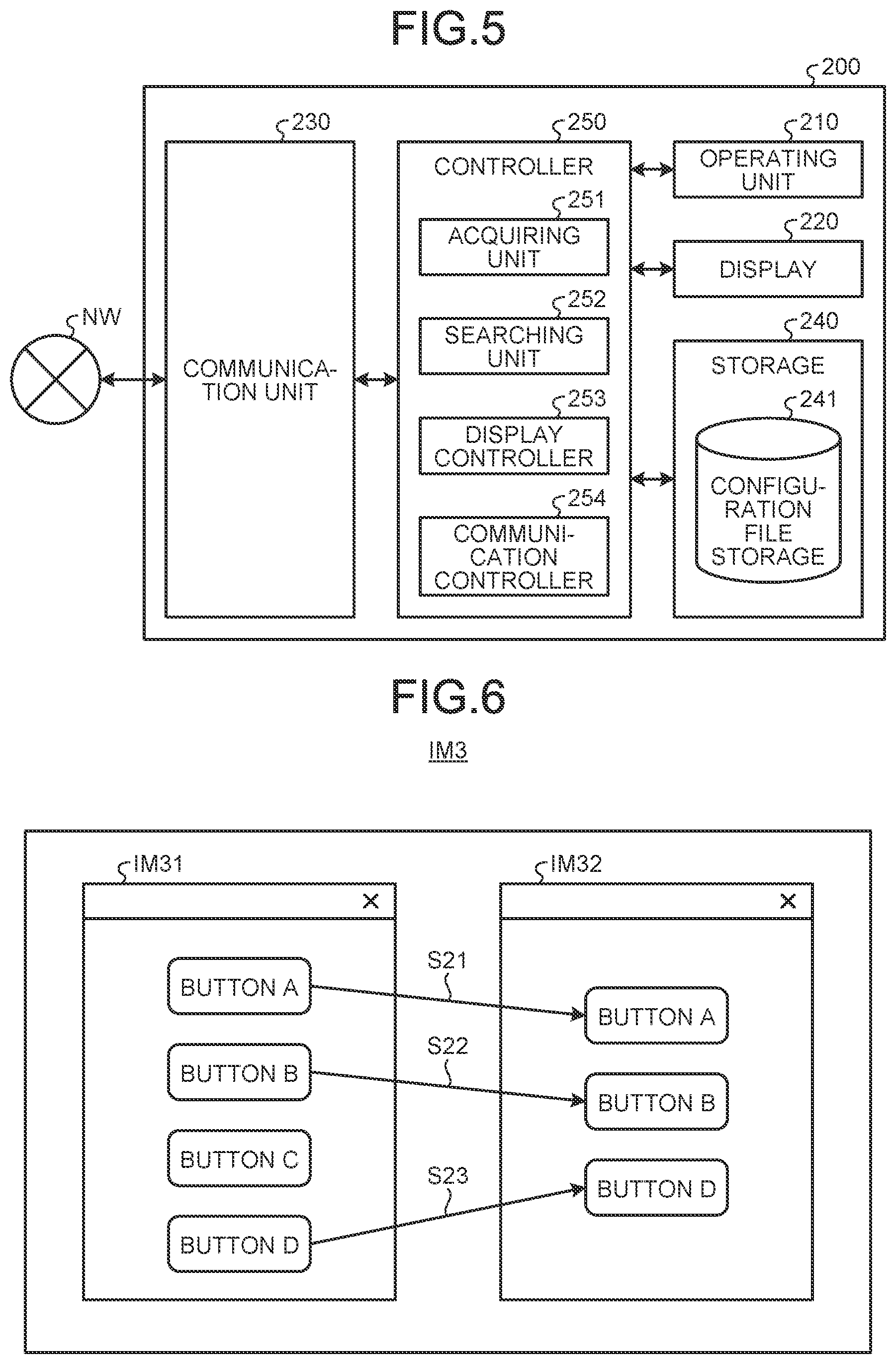 Patent US11782578 Figure 5 – Information processing device, information processing method, and non-transitory storage medium for configuring menu screen configuration of a connected device