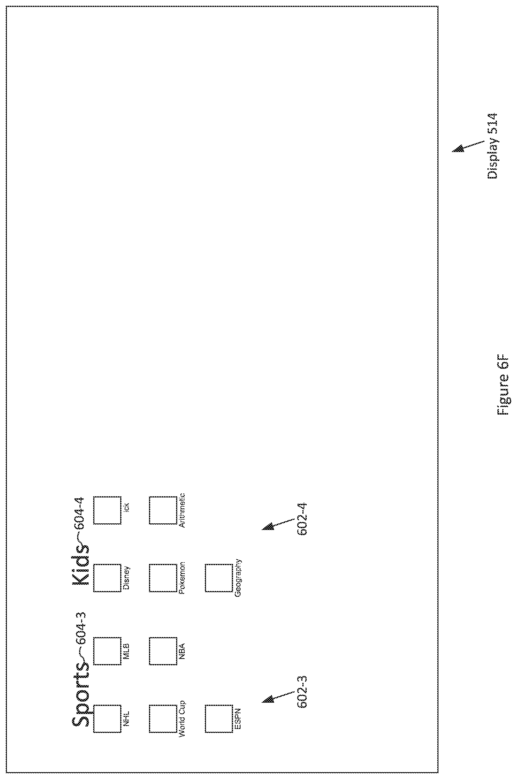 Patent US11782580 Figure 12 – Application menu for video system