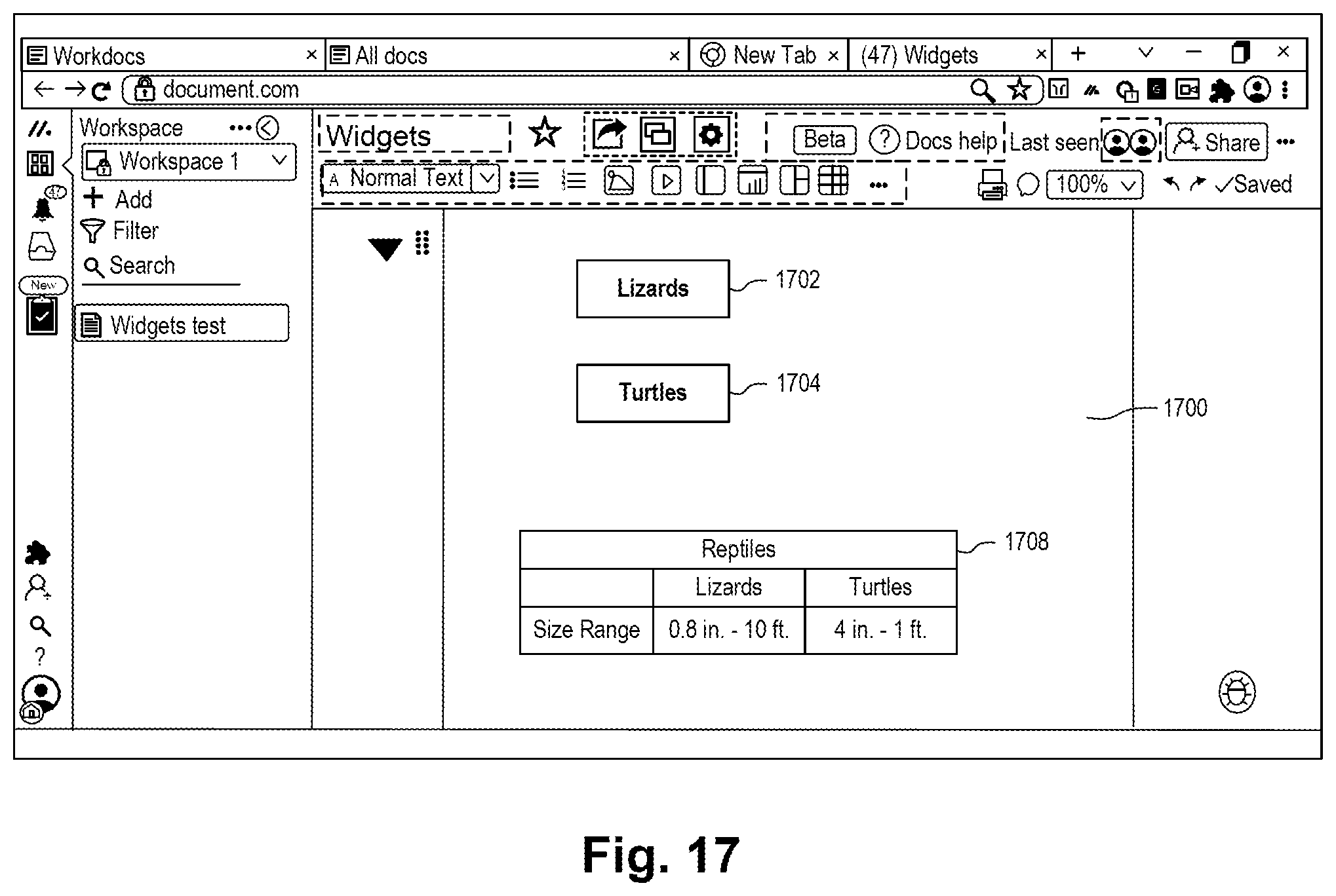 Patent US11782582 Figure 20 – Digital processing systems and methods for detectable codes in presentation enabling targeted feedback in collaborative work systems