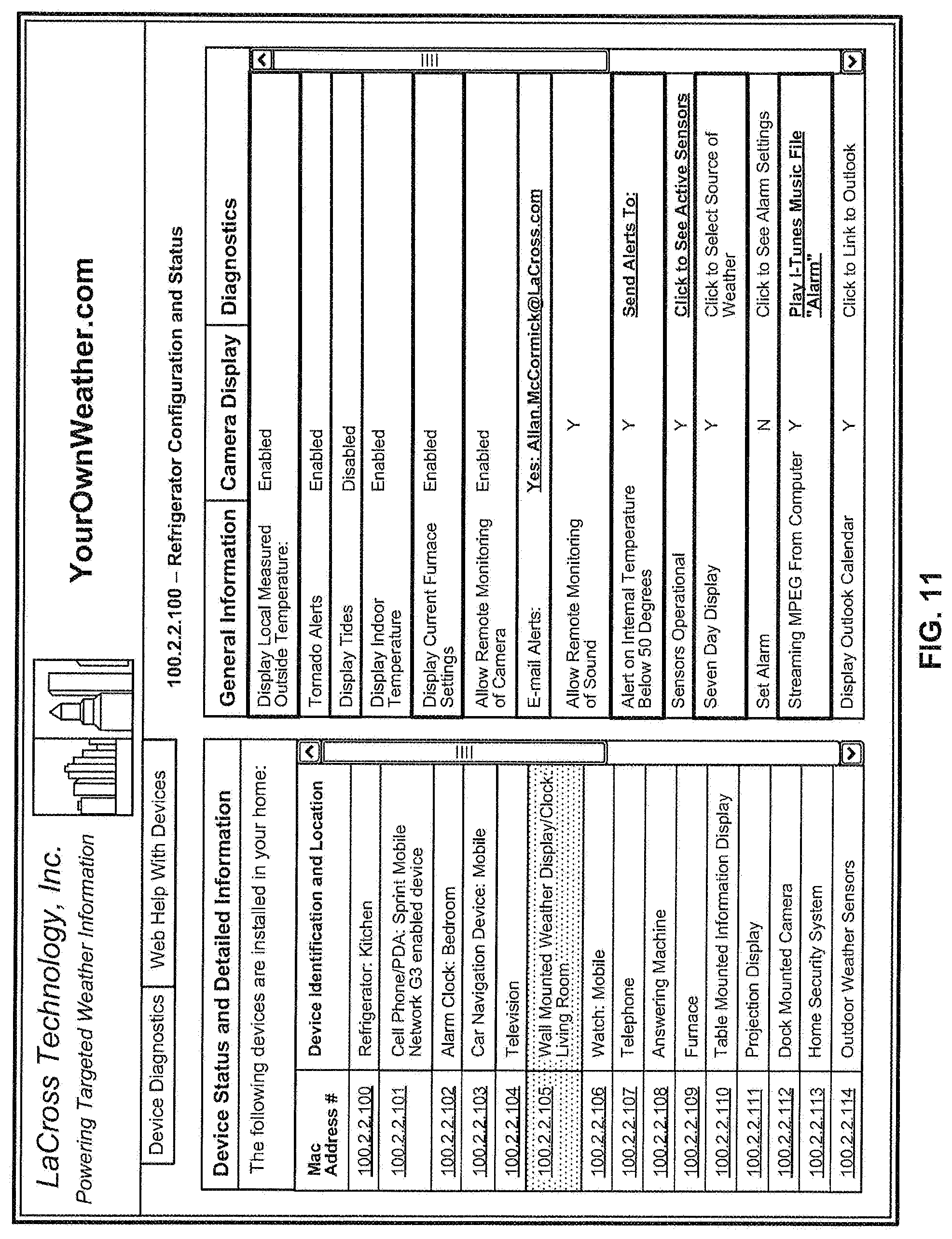 Patent US11782583 Figure 13 – Remote location monitoring