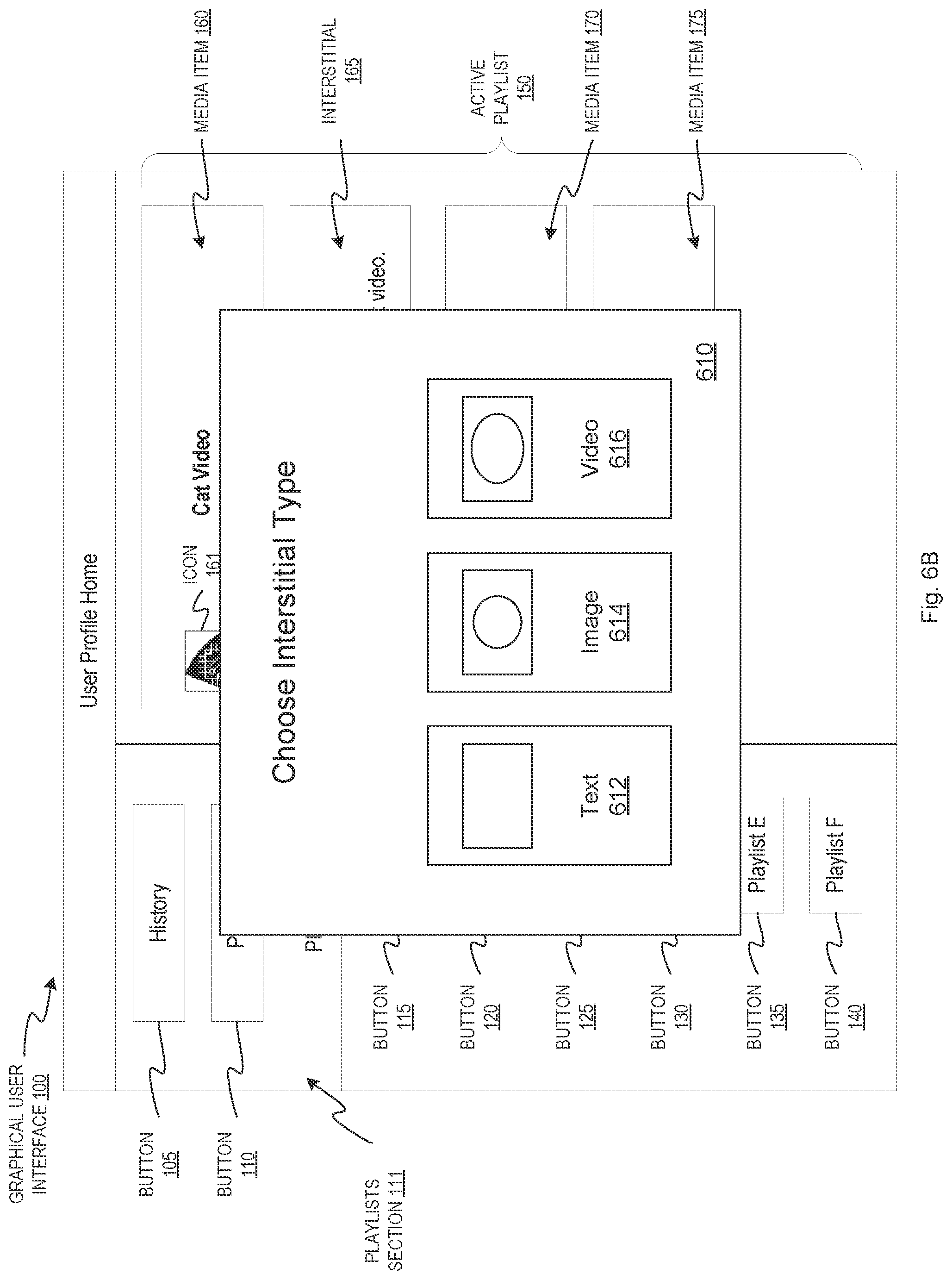 Patent US11782585 Figure 7 – Cloud-based tool for creating video interstitials