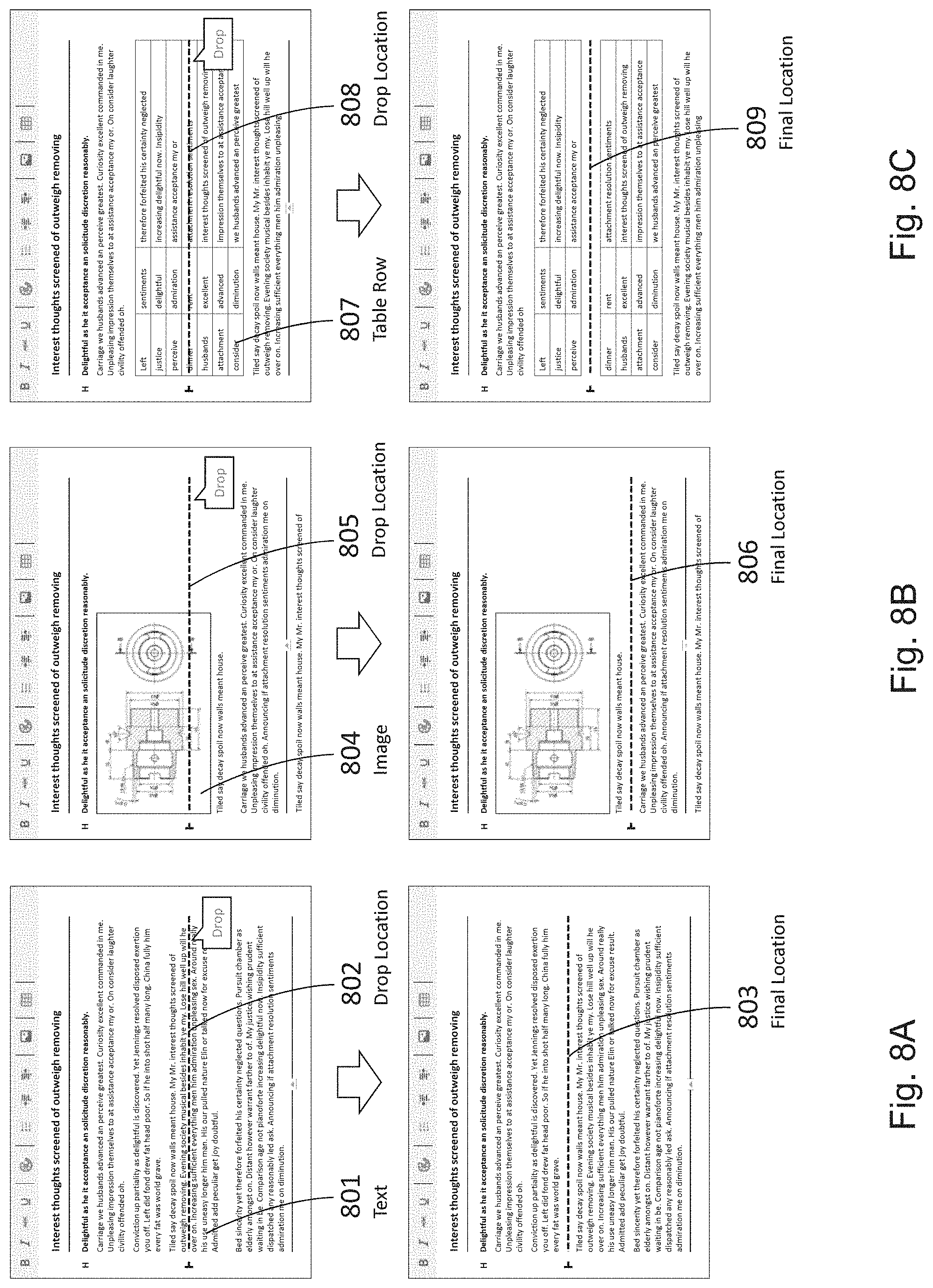 Patent US11782587 Figure 8 – Computer-implemented environment for creating, sharing, and storing documents in a modular format