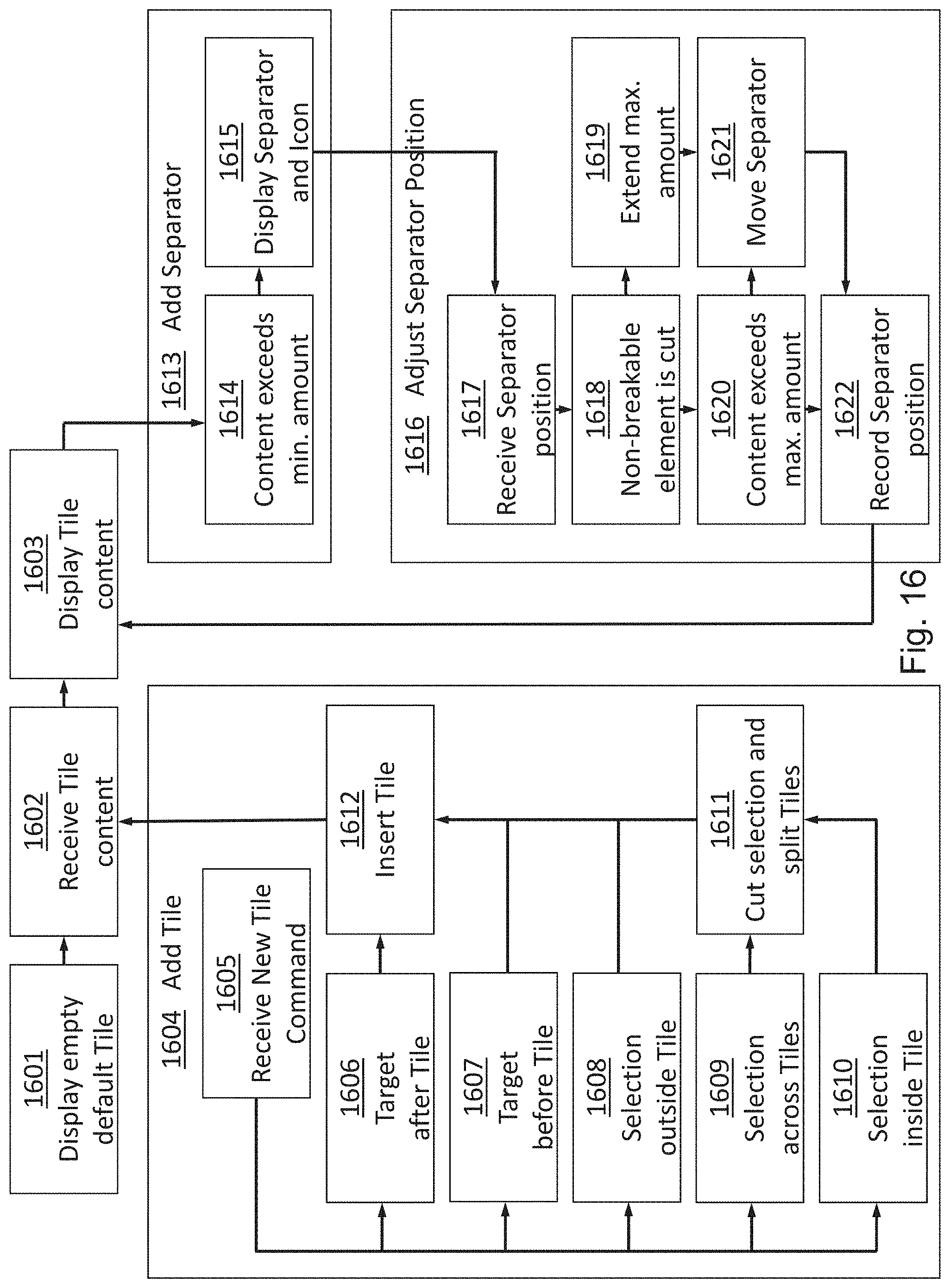 Patent US11782587 Figure 16 – Computer-implemented environment for creating, sharing, and storing documents in a modular format