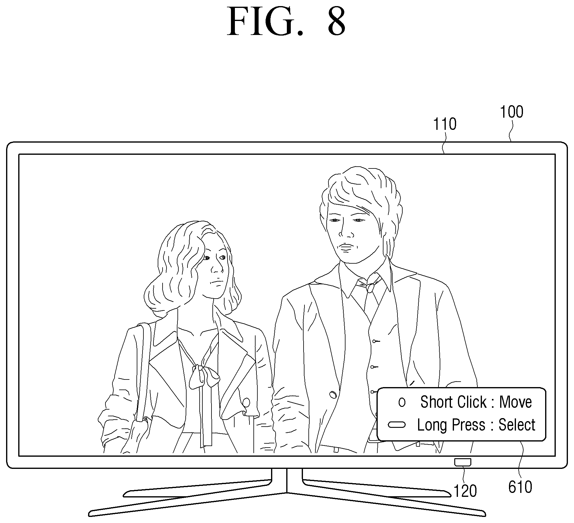 Patent US11782591 Figure 10 – Display apparatus for performing function of user selected menu item on a user interface and method for controlling display apparatus