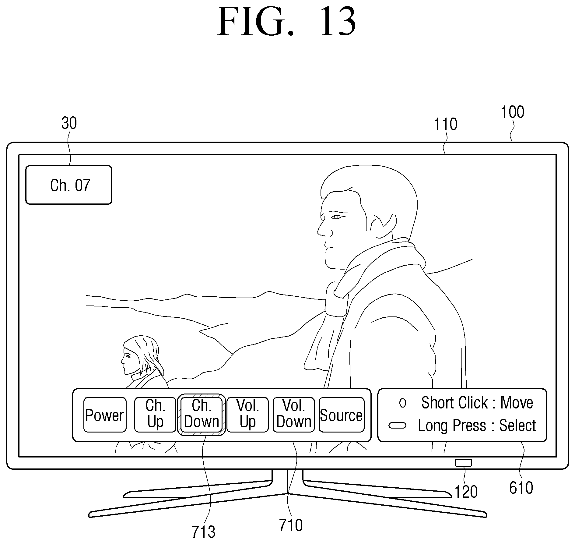 Patent US11782591 Figure 15 – Display apparatus for performing function of user selected menu item on a user interface and method for controlling display apparatus