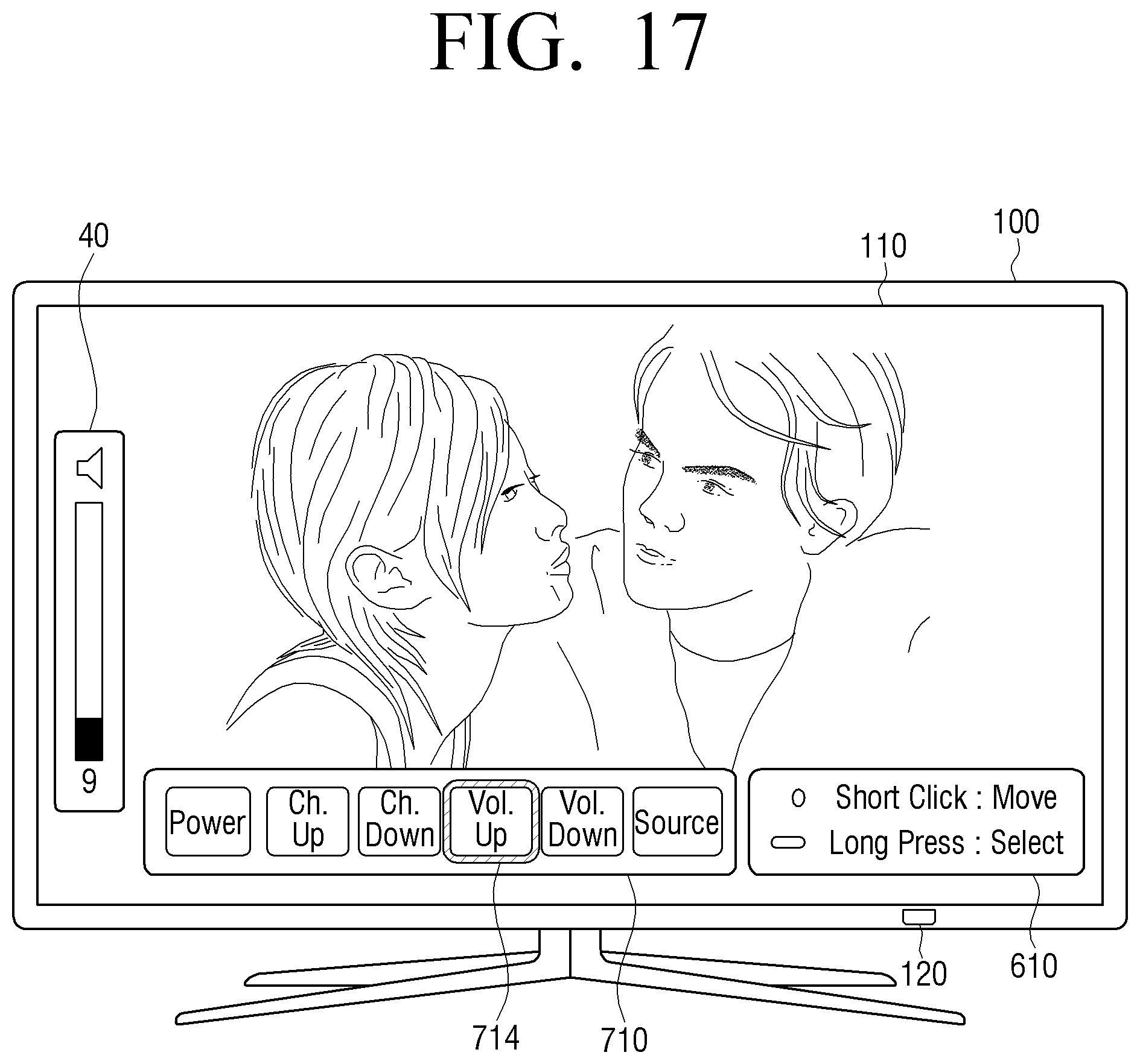 Patent US11782591 Figure 19 – Display apparatus for performing function of user selected menu item on a user interface and method for controlling display apparatus