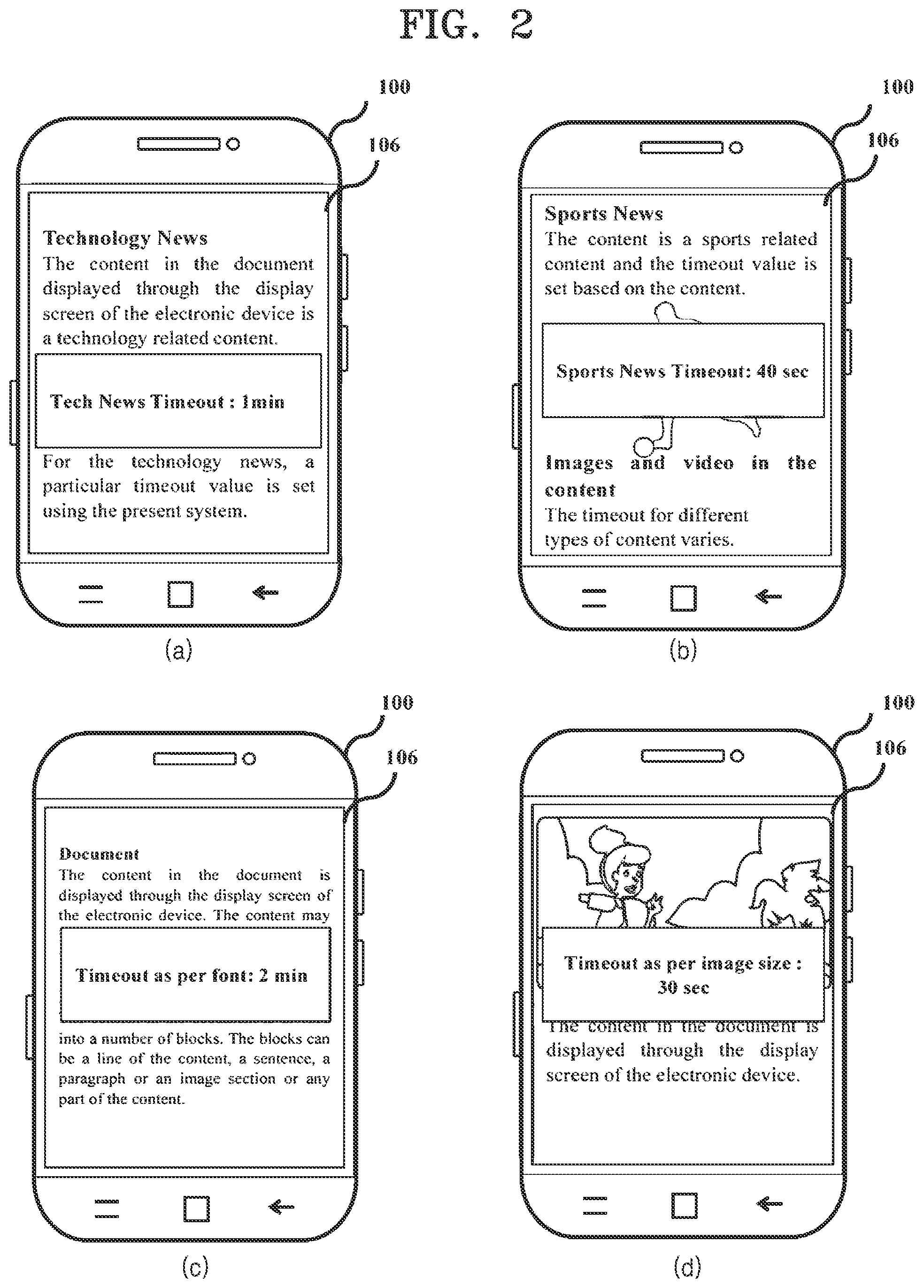Patent US11782592 Figure 12 – Method and apparatus for managing display of readable data presented in a portion of a display