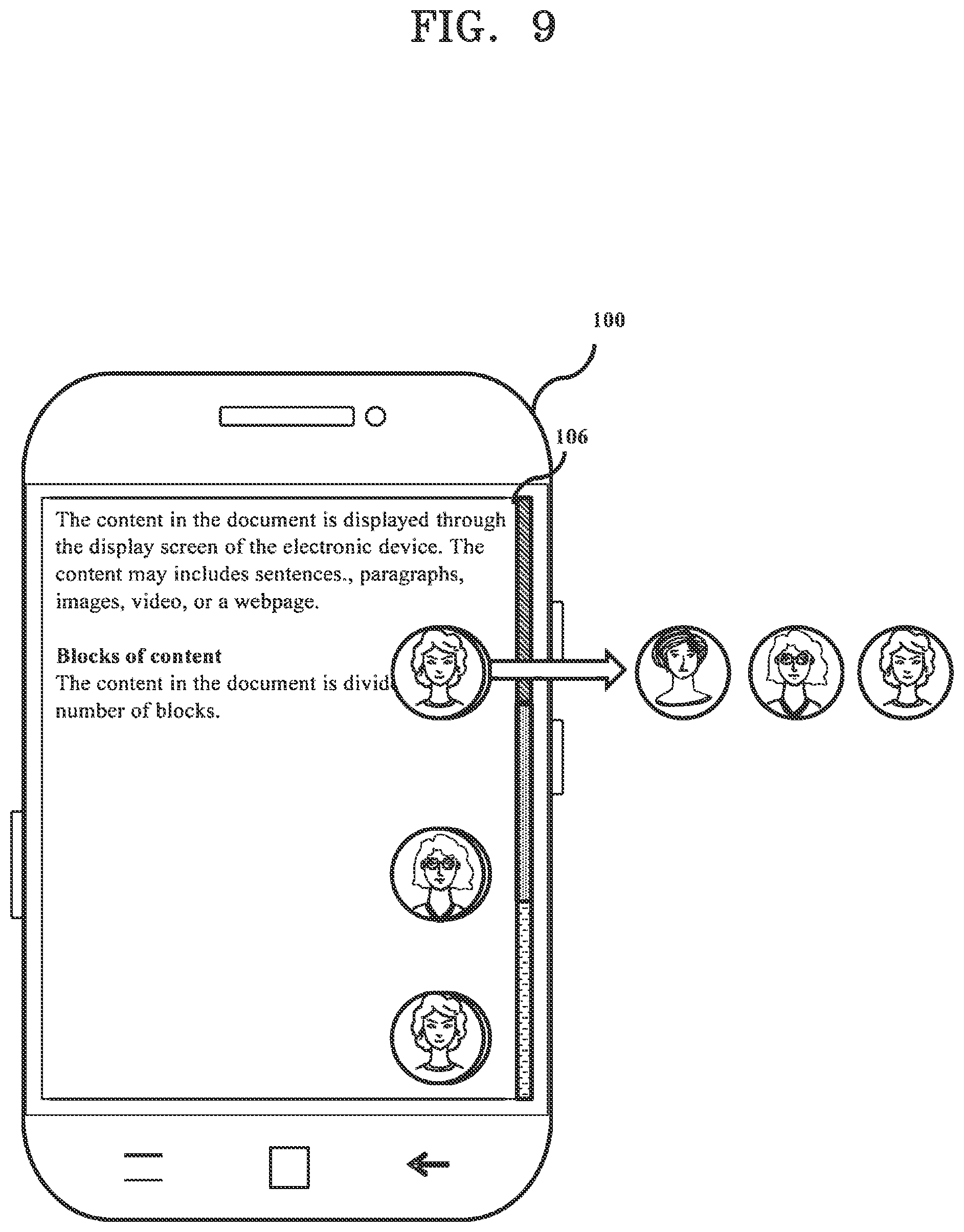 Patent US11782592 Figure 20 – Method and apparatus for managing display of readable data presented in a portion of a display