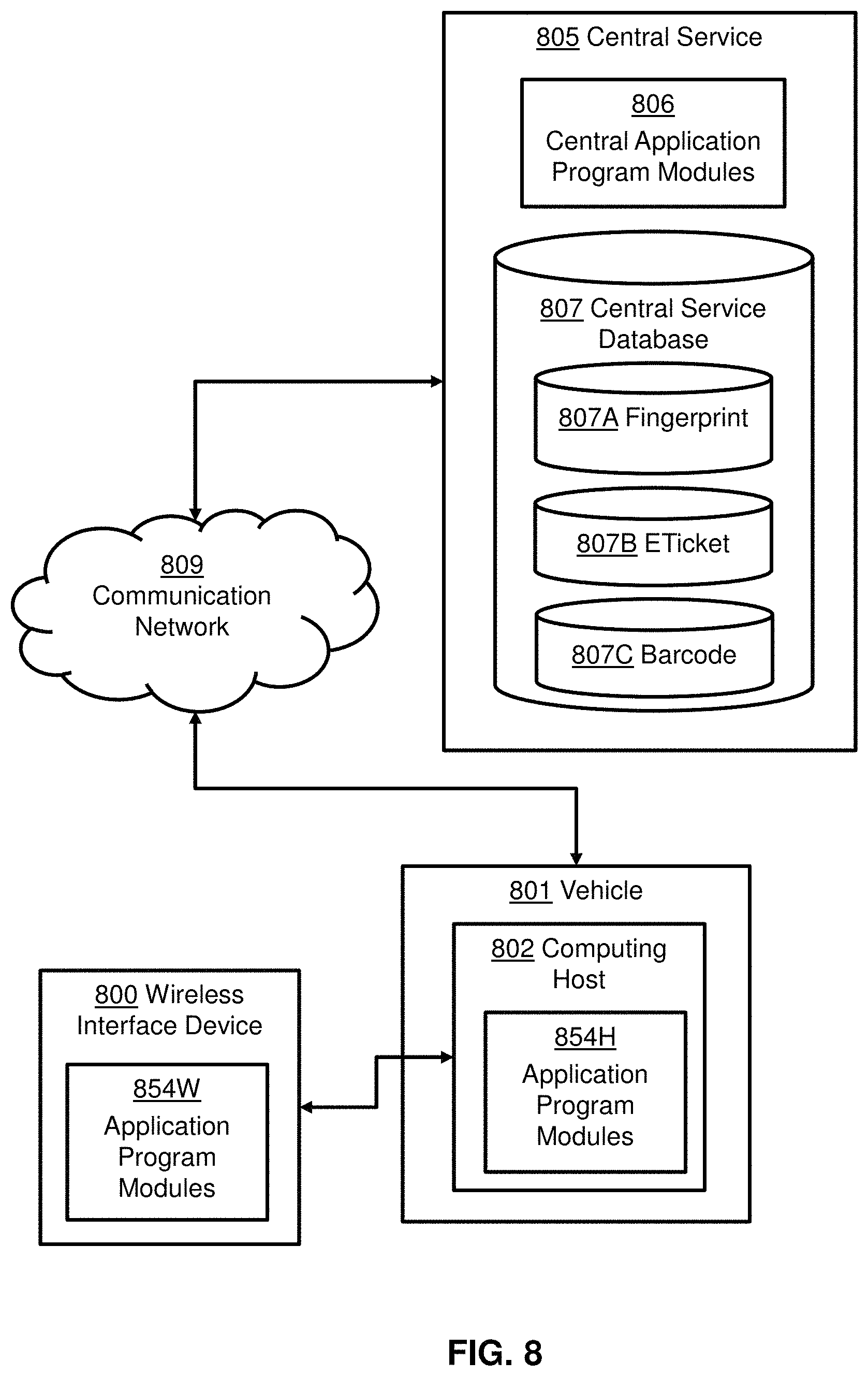 Patent US11782593 Figure 8 – Wireless personal protection device and methods of use
