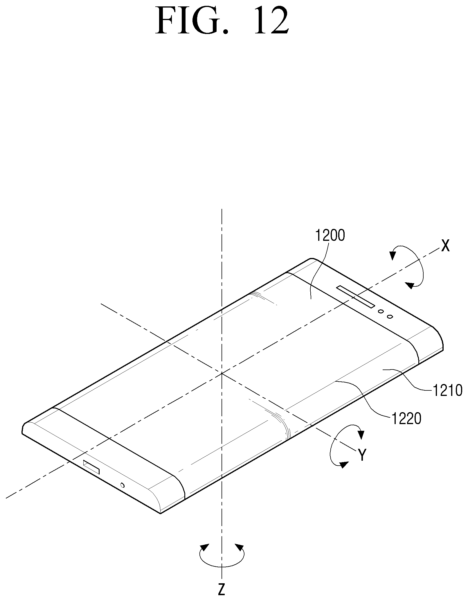 Patent US11782595 Figure 12 – User terminal device and control method thereof